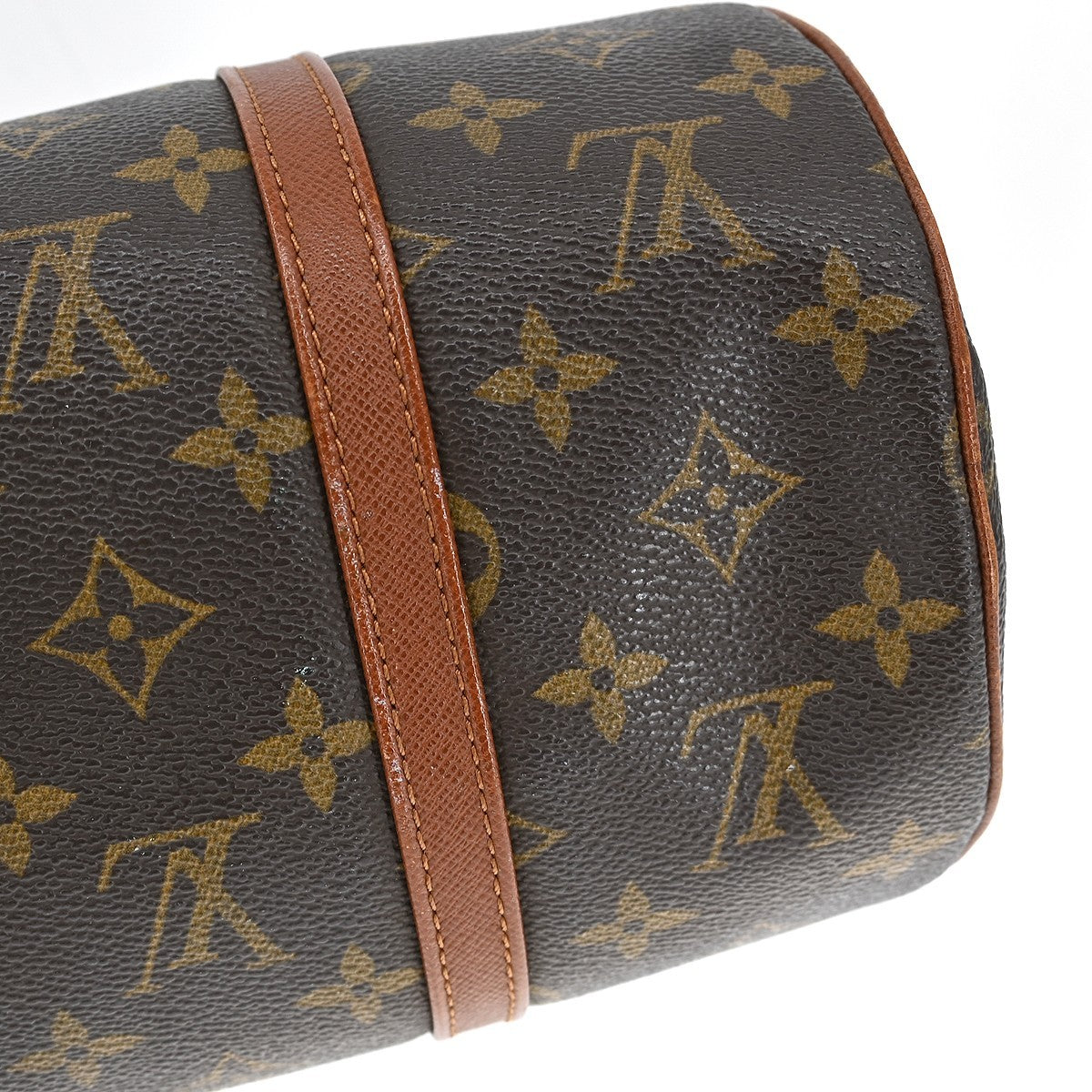 Louis Vuitton Papillon Handbag Monogram Canvas Brown Canvas Handbag (Pre-Owned)