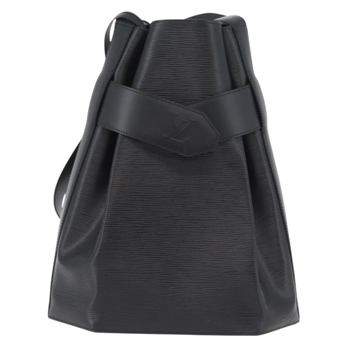 Louis Vuitton Vintage Sac D'epaule Handbag Epi Leather Black Leather Shoulder Bag Bag (Pre-Owned)