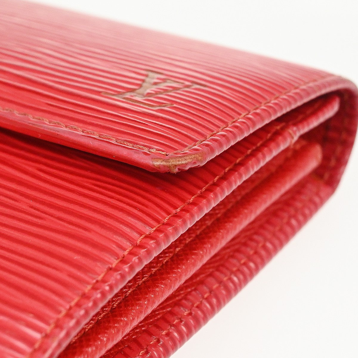 Louis Vuitton Wallet Epi Epi Leather Red Leather Wallets Accessory (Pre-Owned)