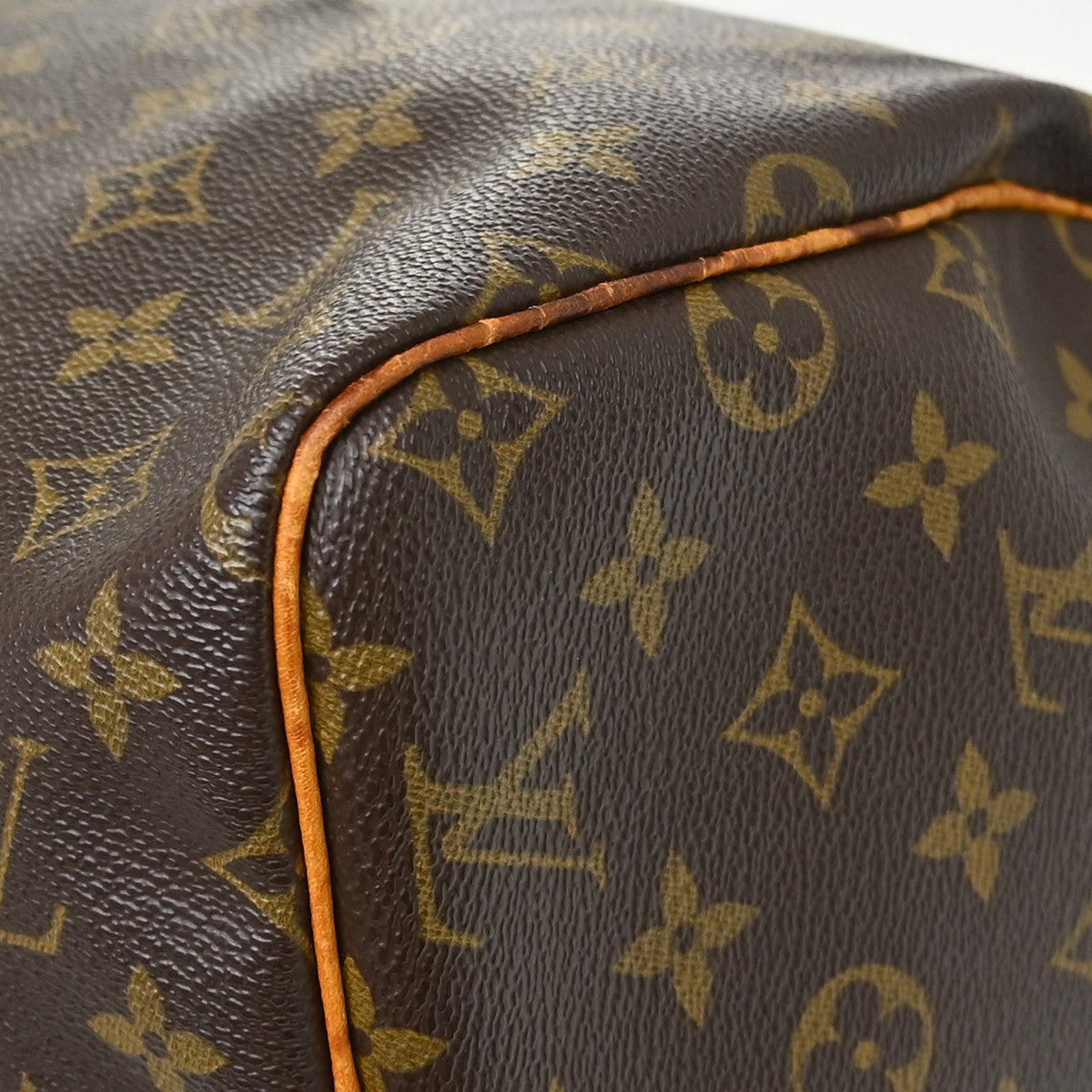 Louis Vuitton Speedy Handbag Monogram Canvas Brown Canvas Handbag (Pre-Owned)