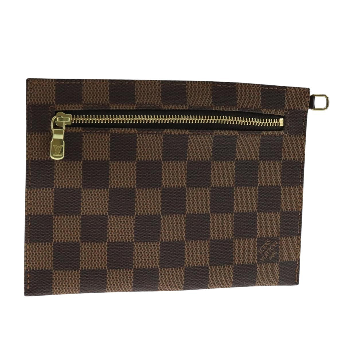 Louis Vuitton Clifton Pouch Damier Brown Canvas Clutche & Pouche Bag (Pre-Owned)