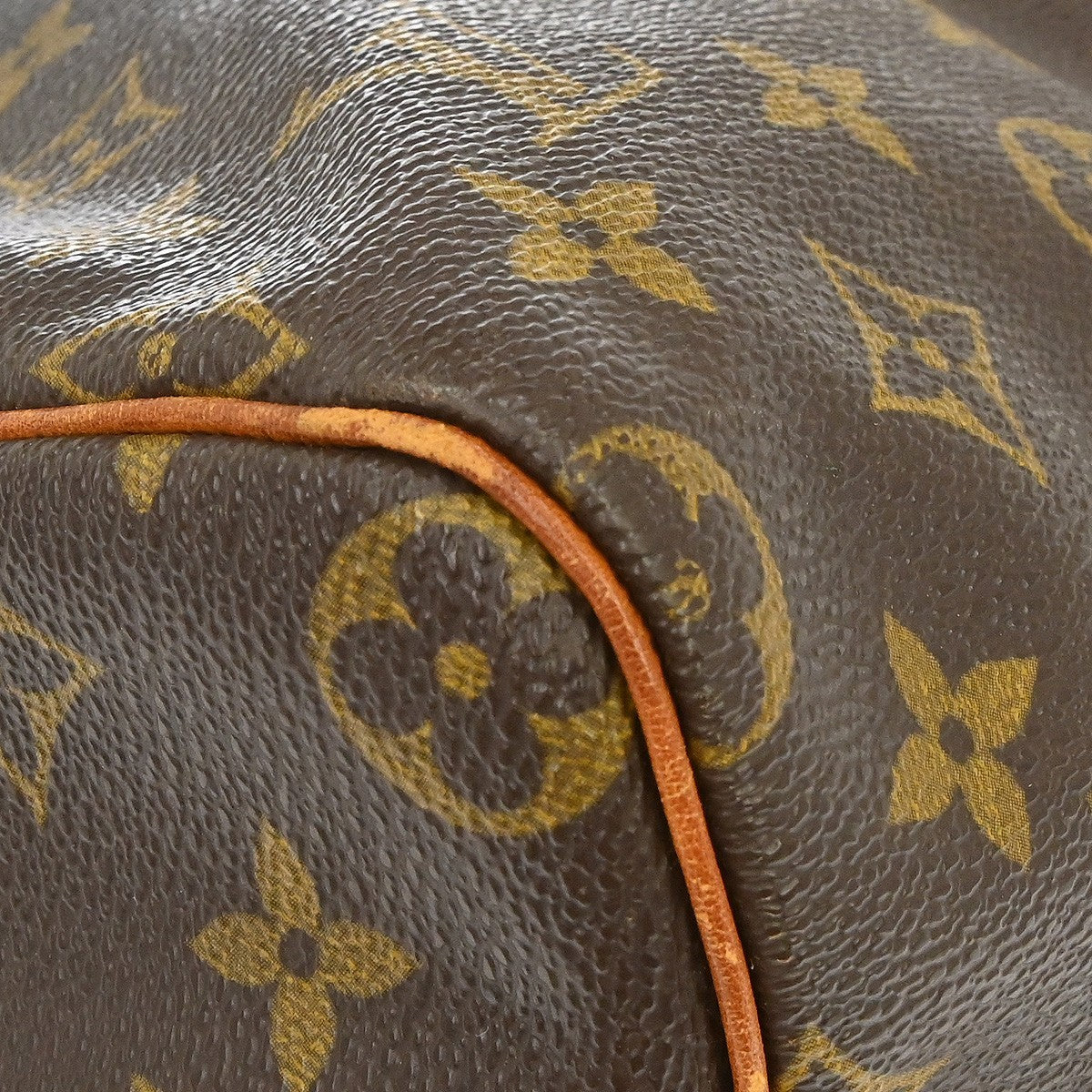 Louis Vuitton Speedy Handbag Monogram Canvas Brown Canvas Handbag (Pre-Owned)