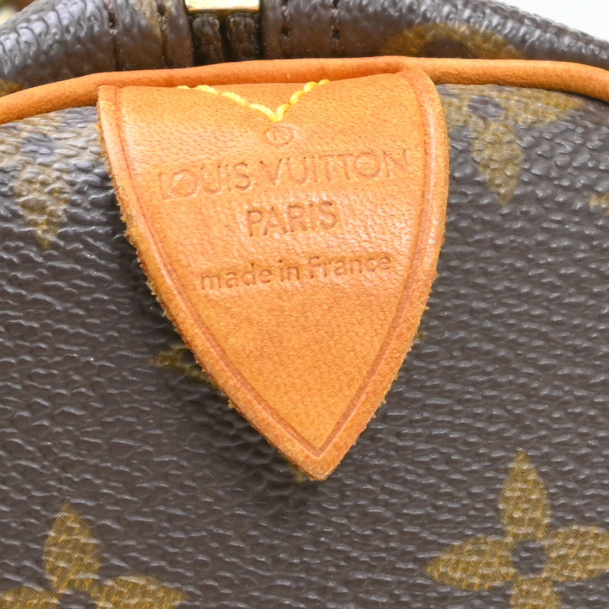 Louis Vuitton Speedy Handbag Monogram Canvas Brown Canvas Handbag (Pre-Owned)