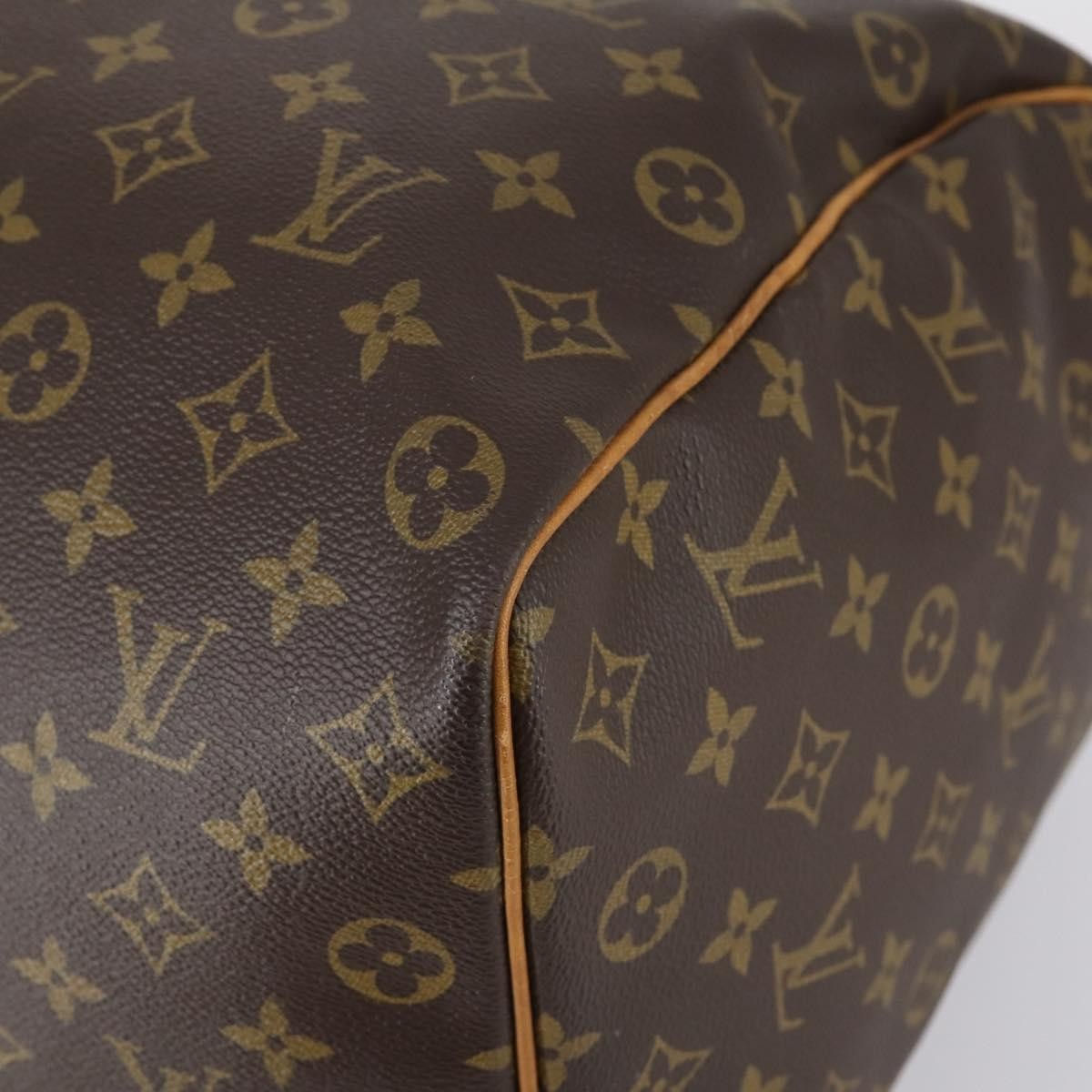 Louis Vuitton Keepall Bag Monogram Canvas Brown Canvas Travel Bag Bag (Pre-Owned)
