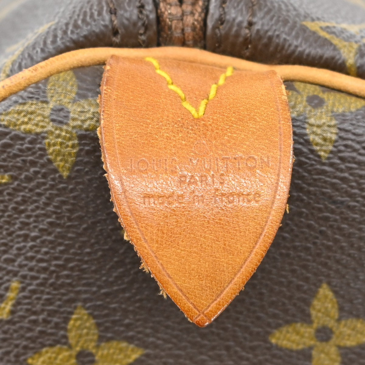 Louis Vuitton Speedy Handbag Monogram Canvas Brown Canvas Handbag (Pre-Owned)