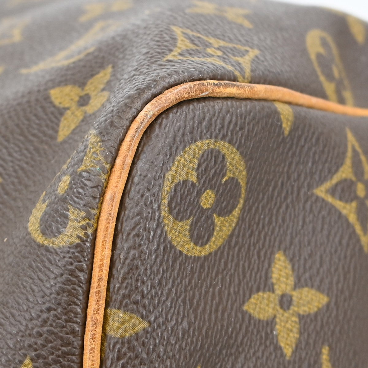 Louis Vuitton Speedy Handbag Monogram Canvas Brown Canvas Handbag (Pre-Owned)