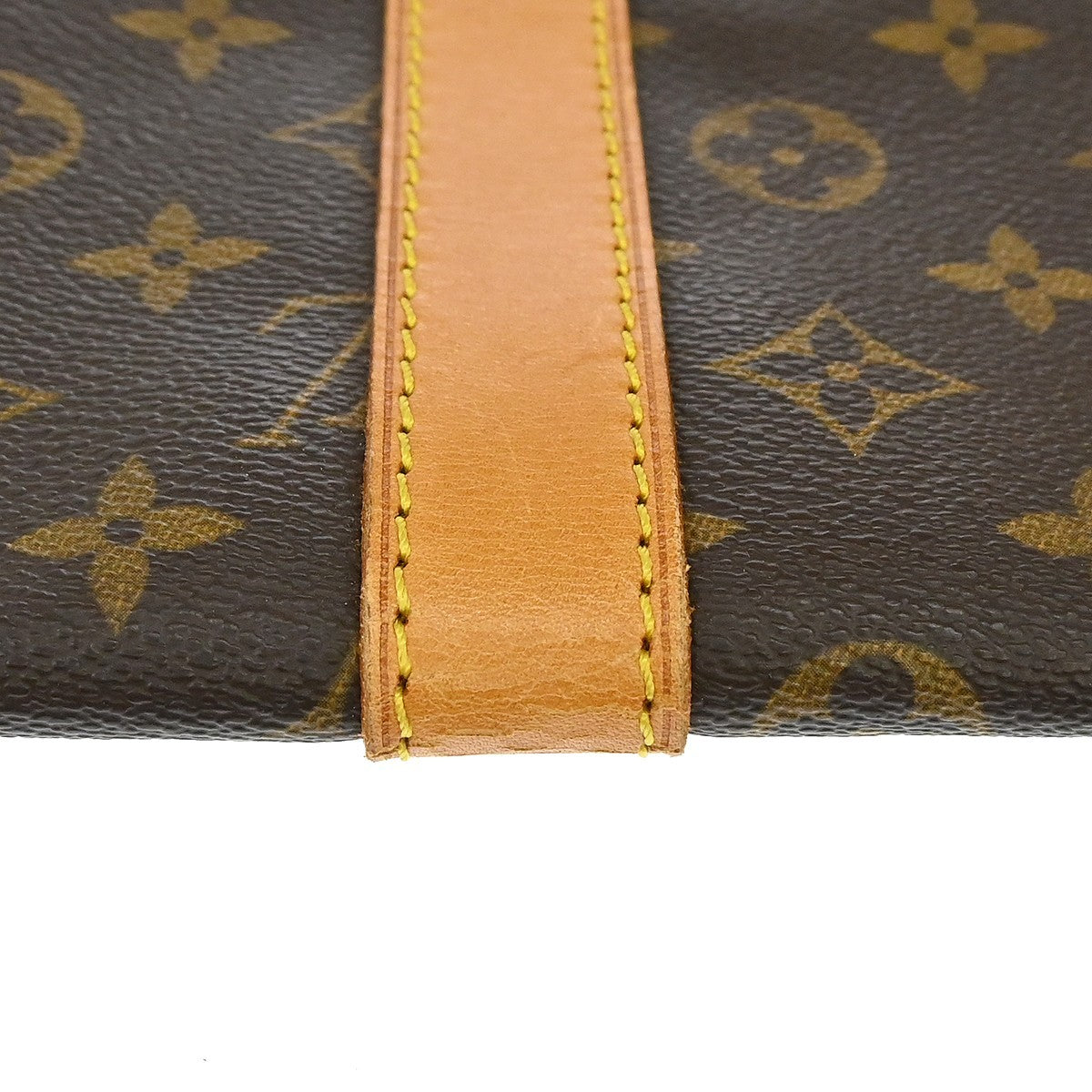 Louis Vuitton Keepall Bag Monogram Canvas Brown Canvas Travel Bag Bag (Pre-Owned)