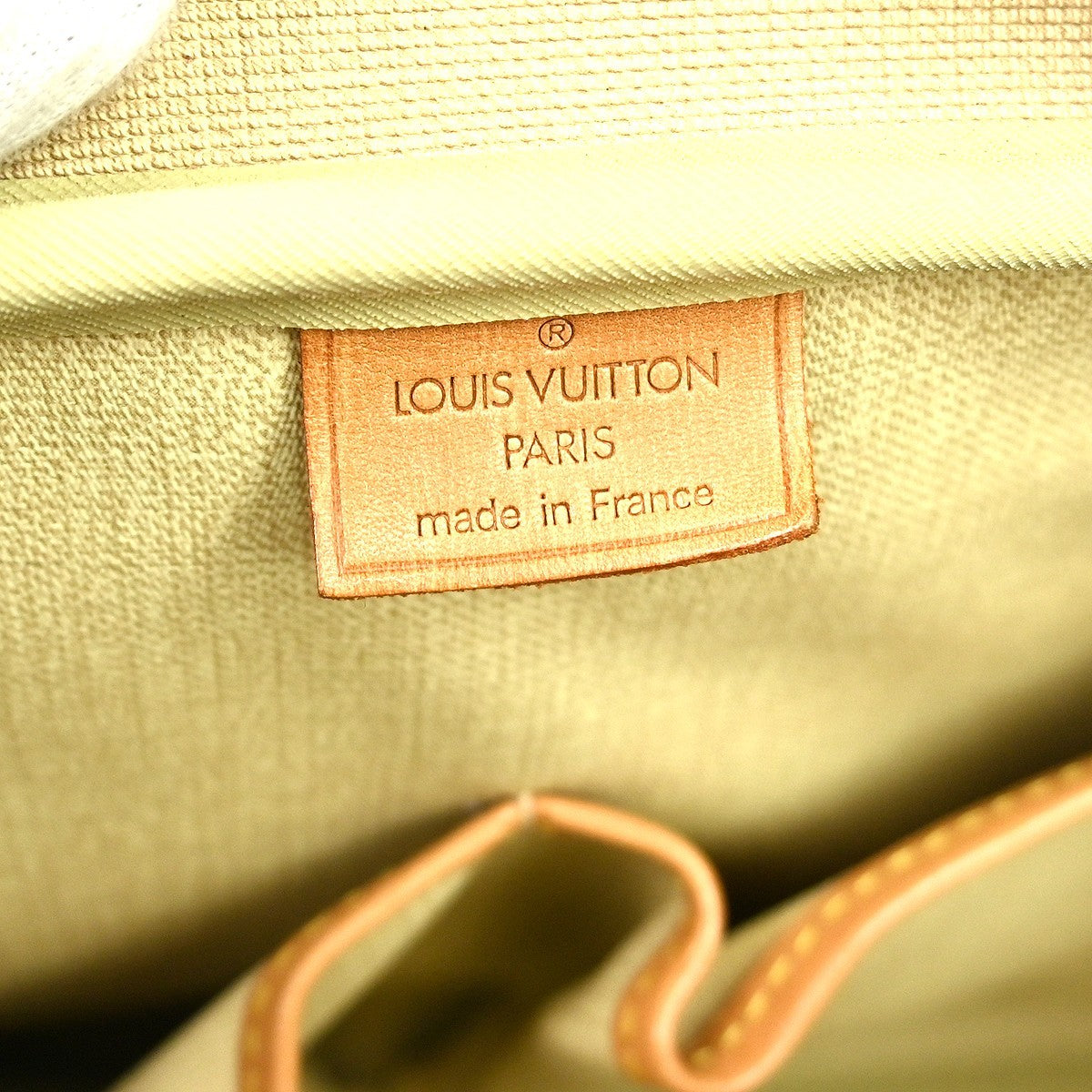 Louis Vuitton Deauville Handbag Monogram Canvas Brown Canvas Handbag (Pre-Owned)