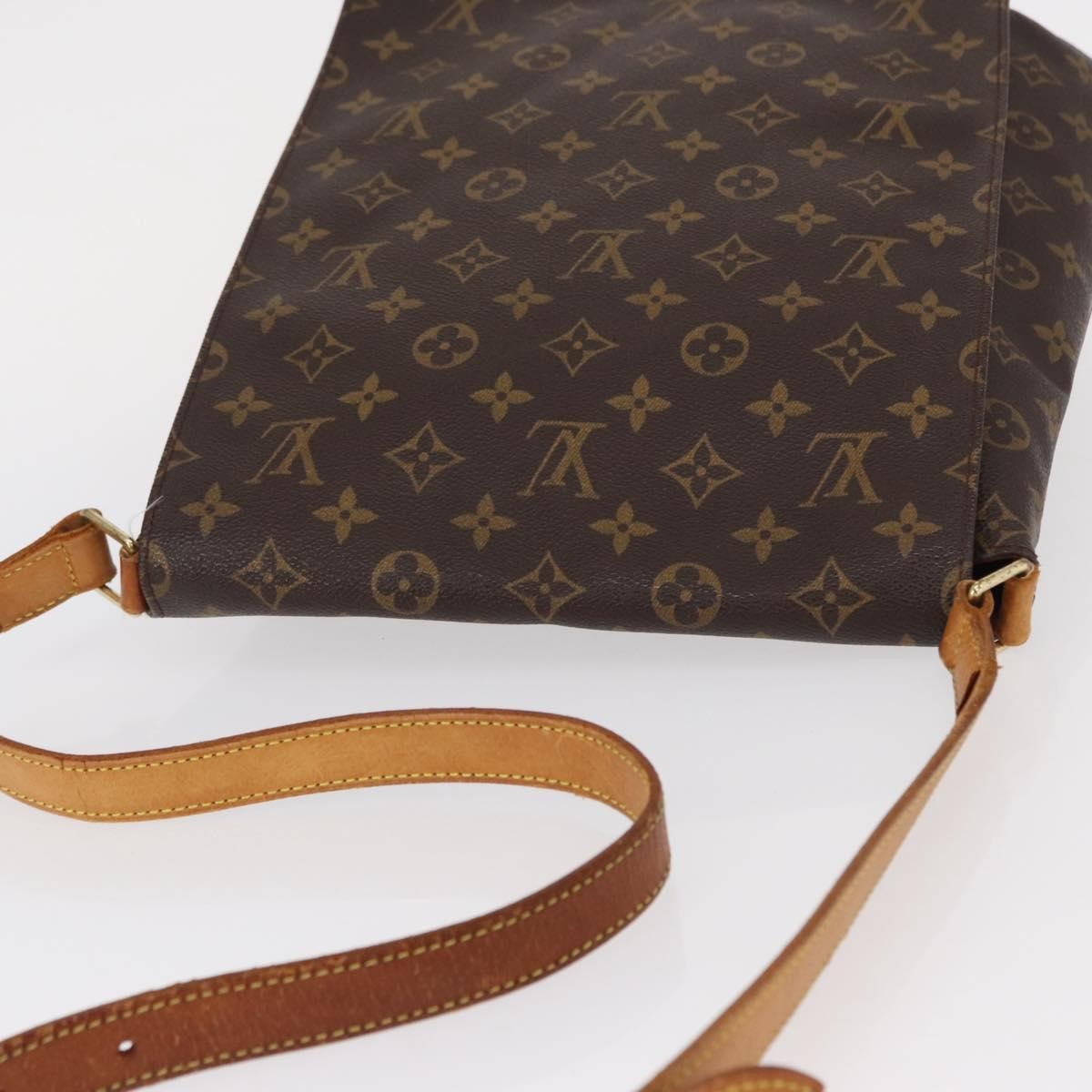 Louis Vuitton Musette Salsa Handbag Monogram Canvas Brown Canvas Shoulder Bag Bag (Pre-Owned)