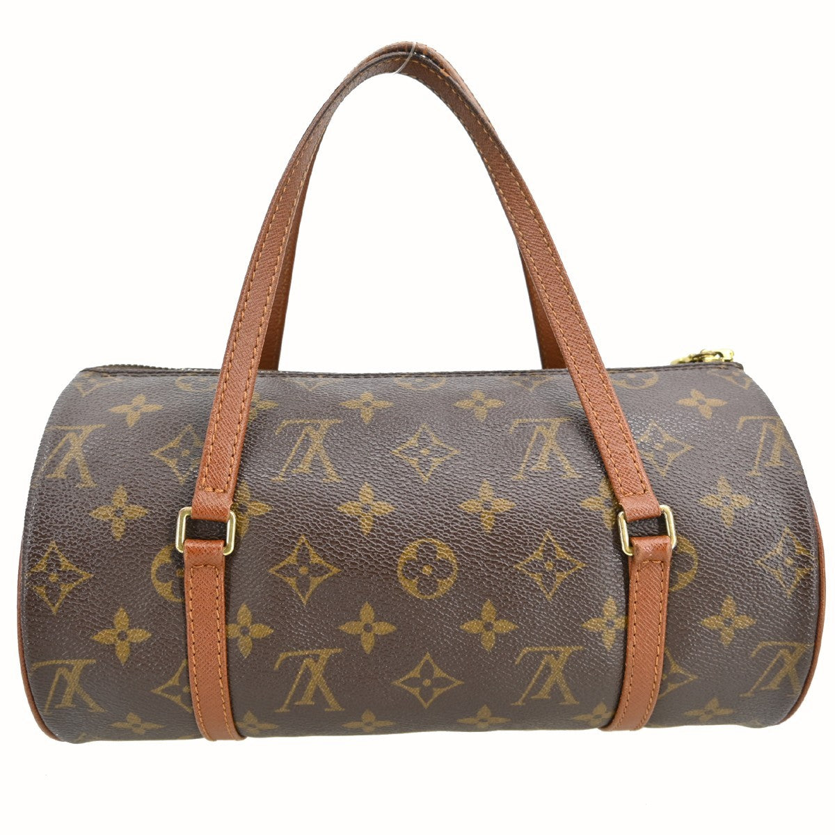 Louis Vuitton Papillon Handbag Monogram Canvas Brown Canvas Handbag (Pre-Owned)
