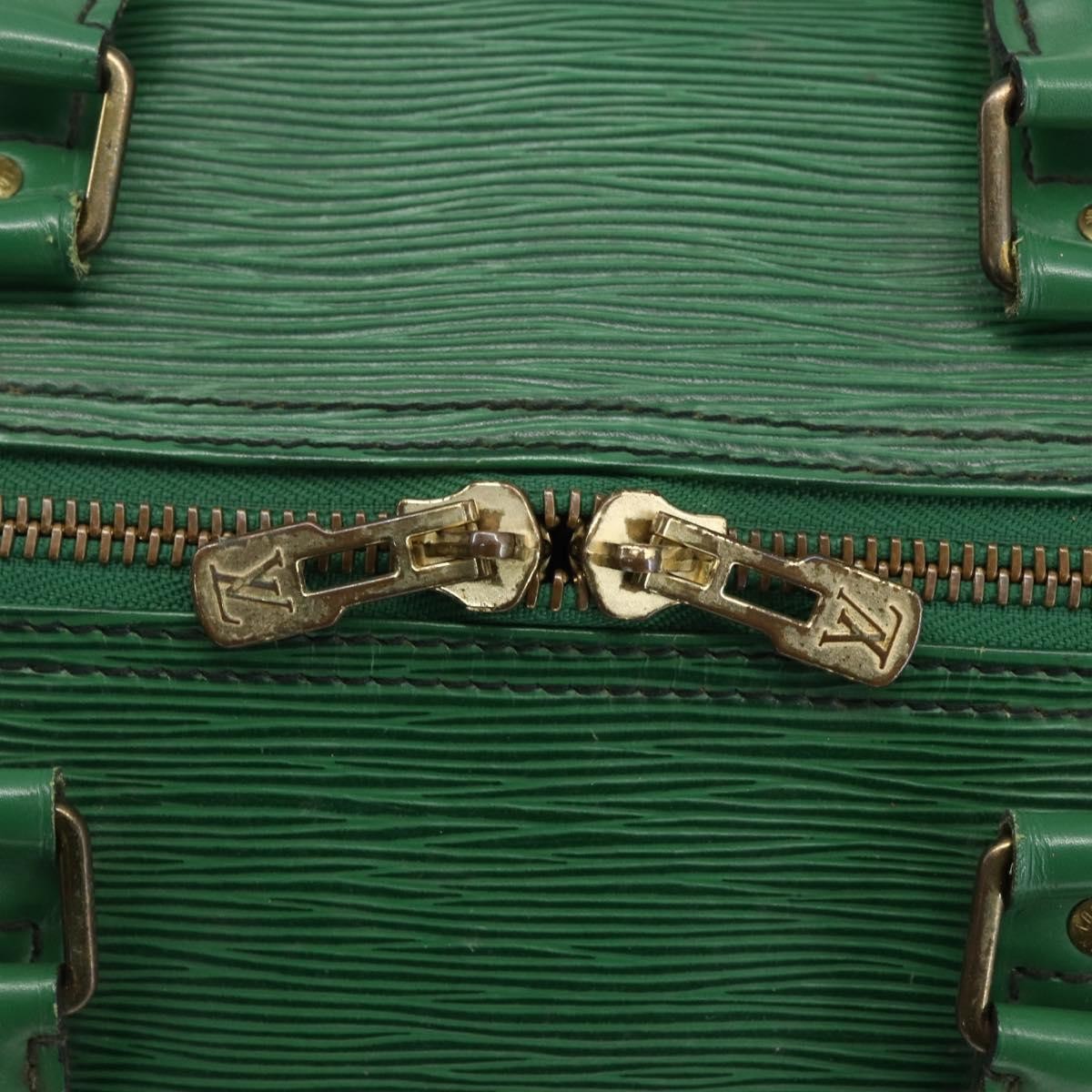 Louis Vuitton Keepall Bag Epi Leather Green Leather Travel Bag Bag (Pre-Owned)
