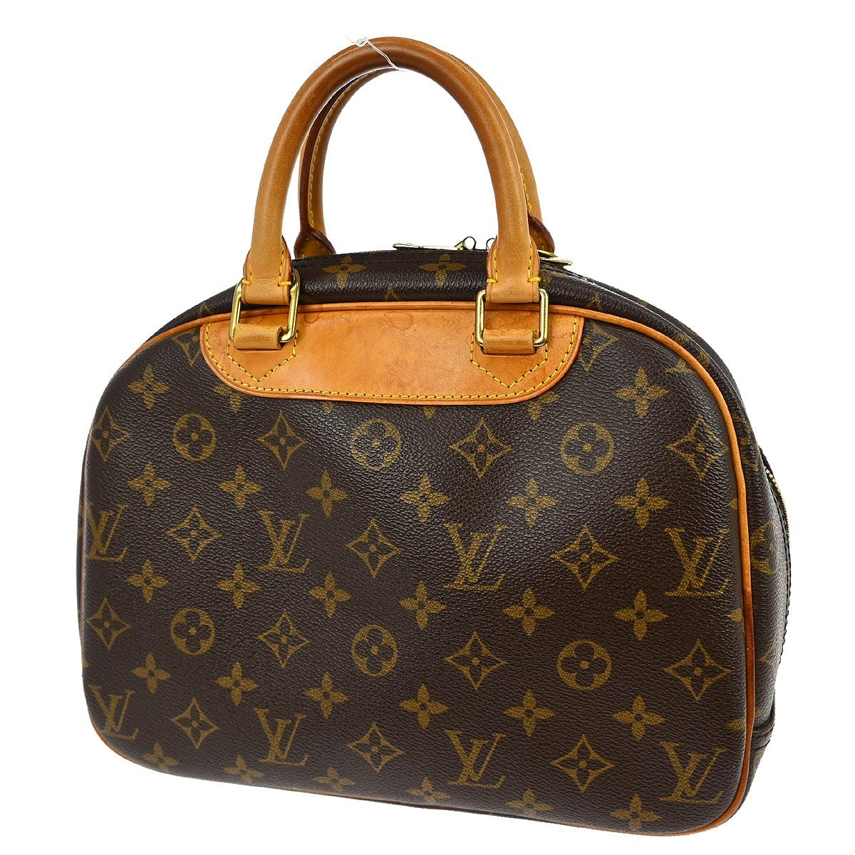 Louis Vuitton Trouville Handbag Monogram Canvas Brown Canvas Handbag (Pre-Owned)