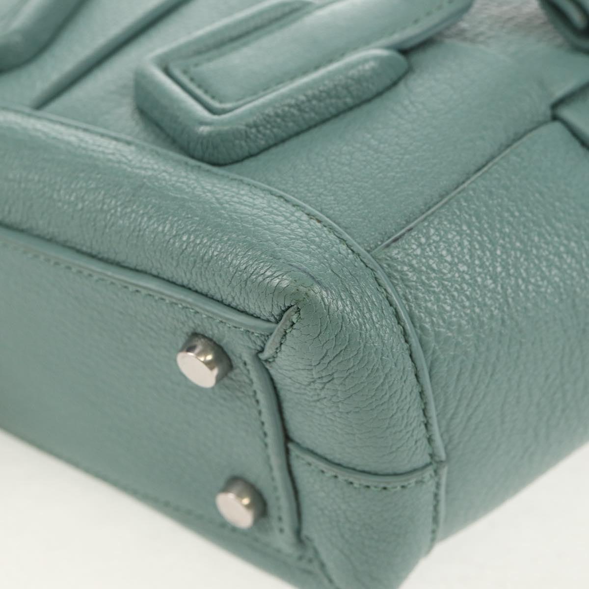 Bottega Veneta Arco Bag Maxi Intrecciato Leather Green Leather Handbag (Pre-Owned)