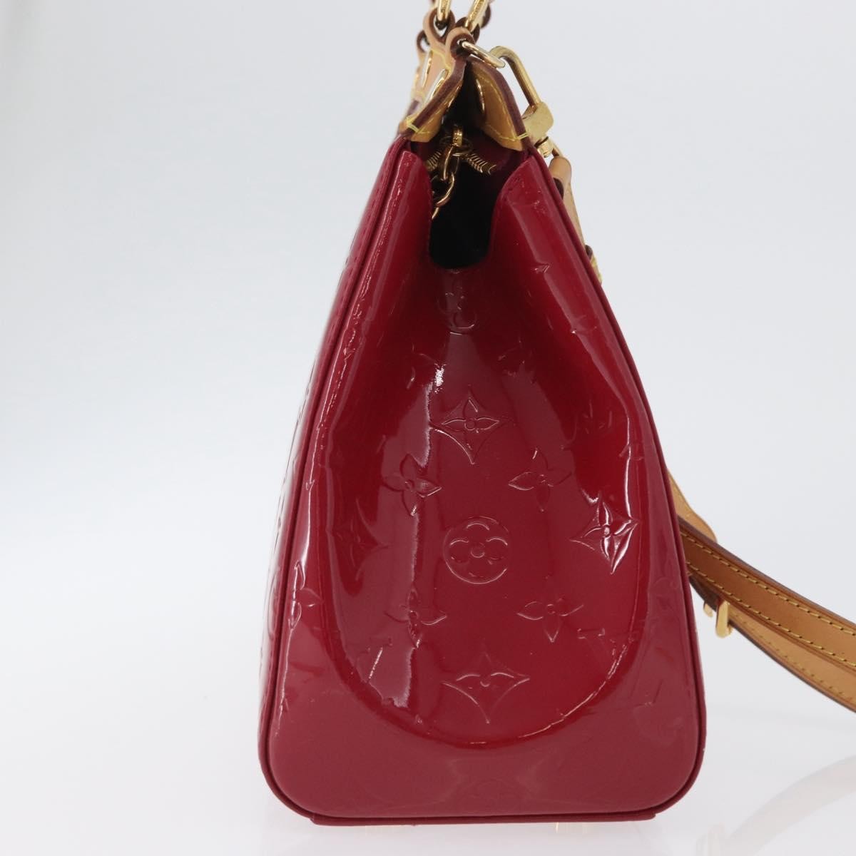 Louis Vuitton Blair Monogram Vernis Pink Patent_Leather Handbag (Pre-Owned)