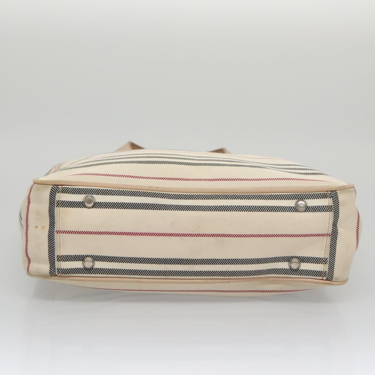 Burberry Nova Check Handbag Nova Check Canvas And Leather Beige Canvas Handbag (Pre-Owned)