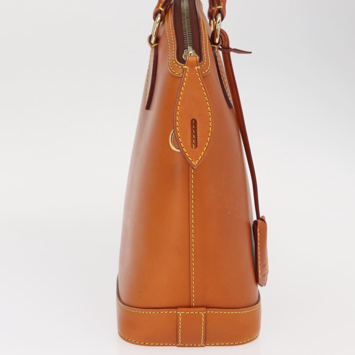 Louis Vuitton Lockit Handbag Nomade Leather Brown Leather Handbag (Pre-Owned)