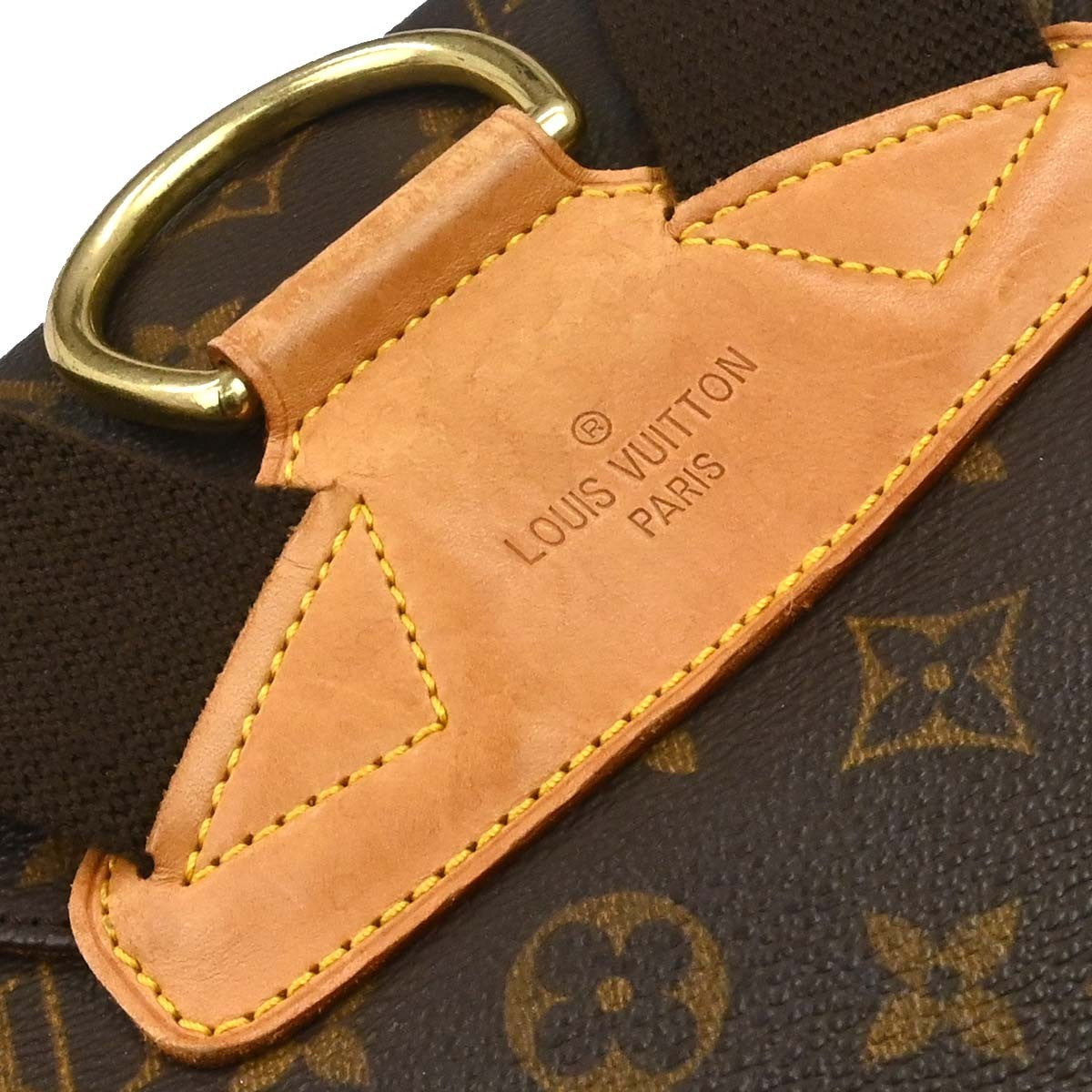 Louis Vuitton Vintage Montsouris Backpack Monogram Canvas Brown Canvas Backpack Bag (Pre-Owned)