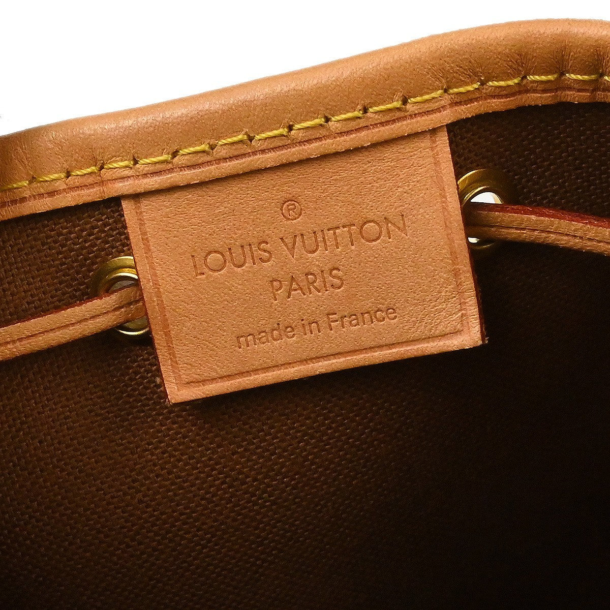 Louis Vuitton Noe Handbag Monogram Canvas Brown Canvas Shoulder Bag Bag (Pre-Owned)