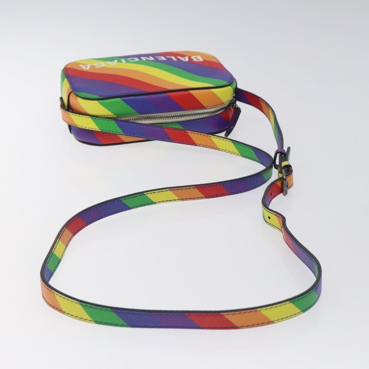 Balenciaga Everyday Camera Bag Printed Leather Multicolour Leather Shoulder Bag Bag (Pre-Owned)