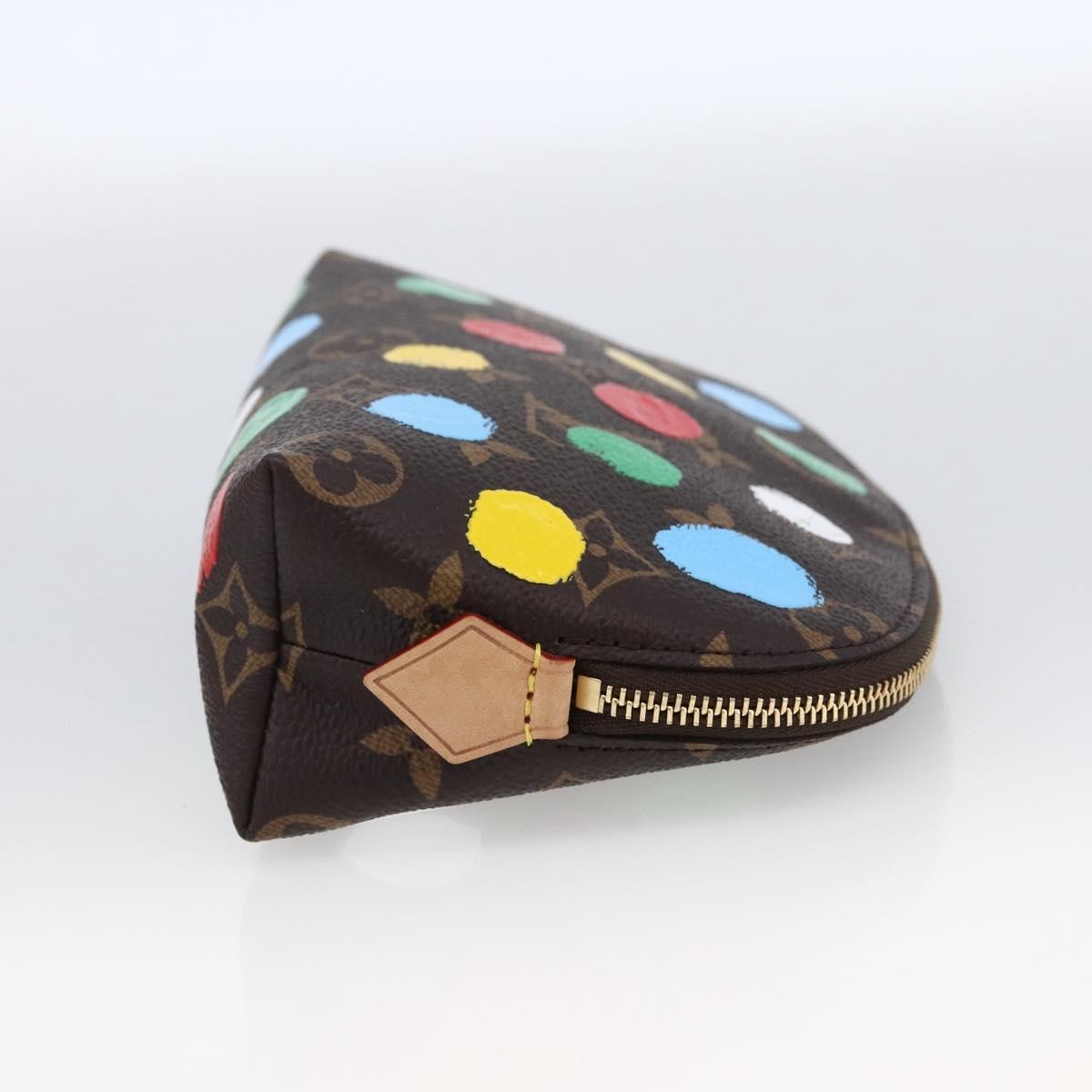 Louis Vuitton Cosmetic Pouch Yayoi Kusama Painted Dots Monogram Canvas Multicolour Canvas Clutche & Pouche Bag (Pre-Owned)