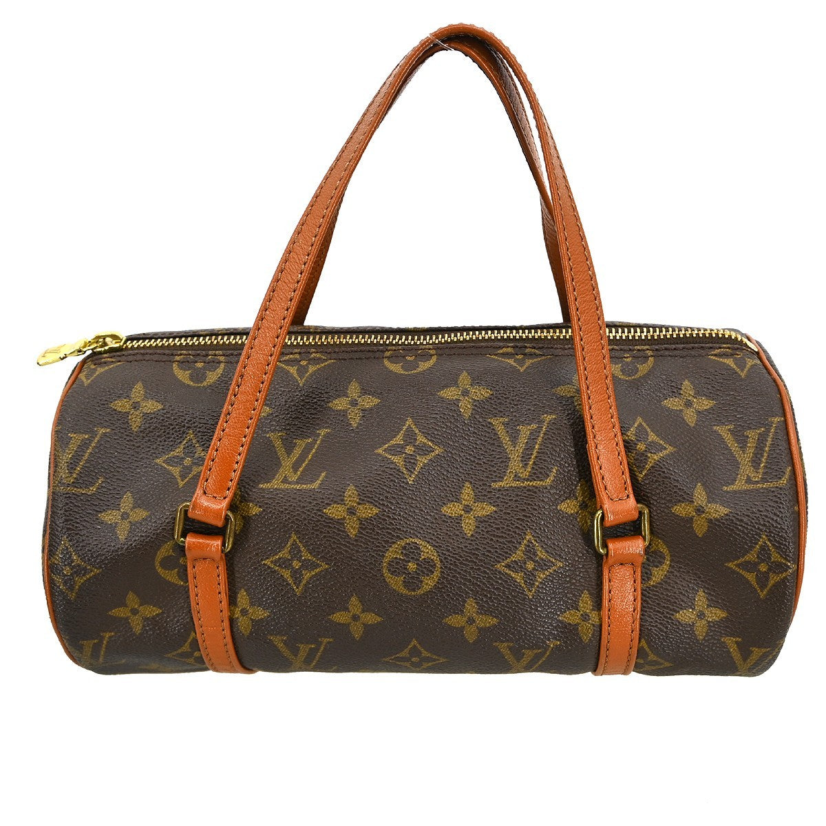 Louis Vuitton Papillon Handbag Monogram Canvas Brown Canvas Handbag (Pre-Owned)