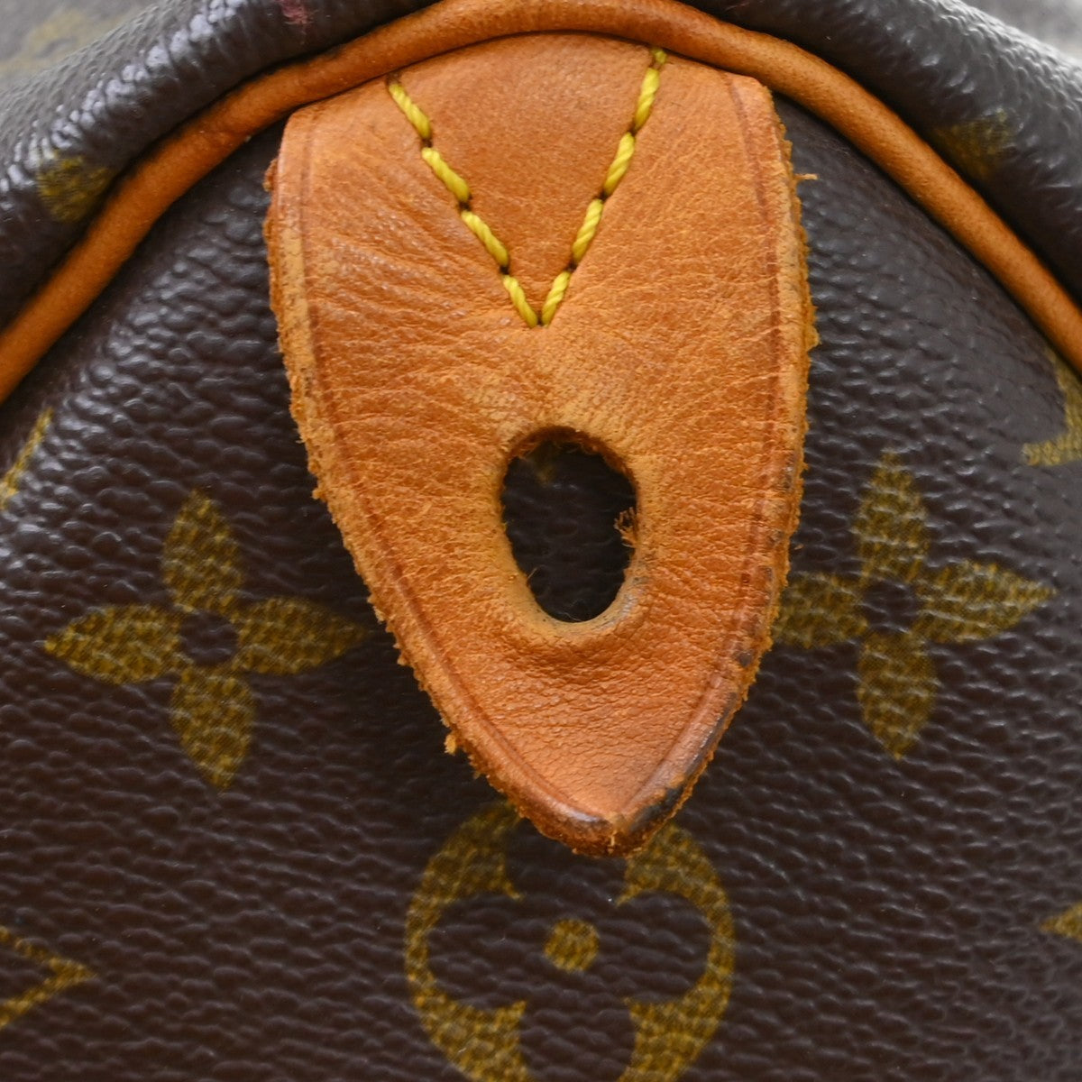 Louis Vuitton Speedy Handbag Monogram Canvas Brown Canvas Handbag (Pre-Owned)
