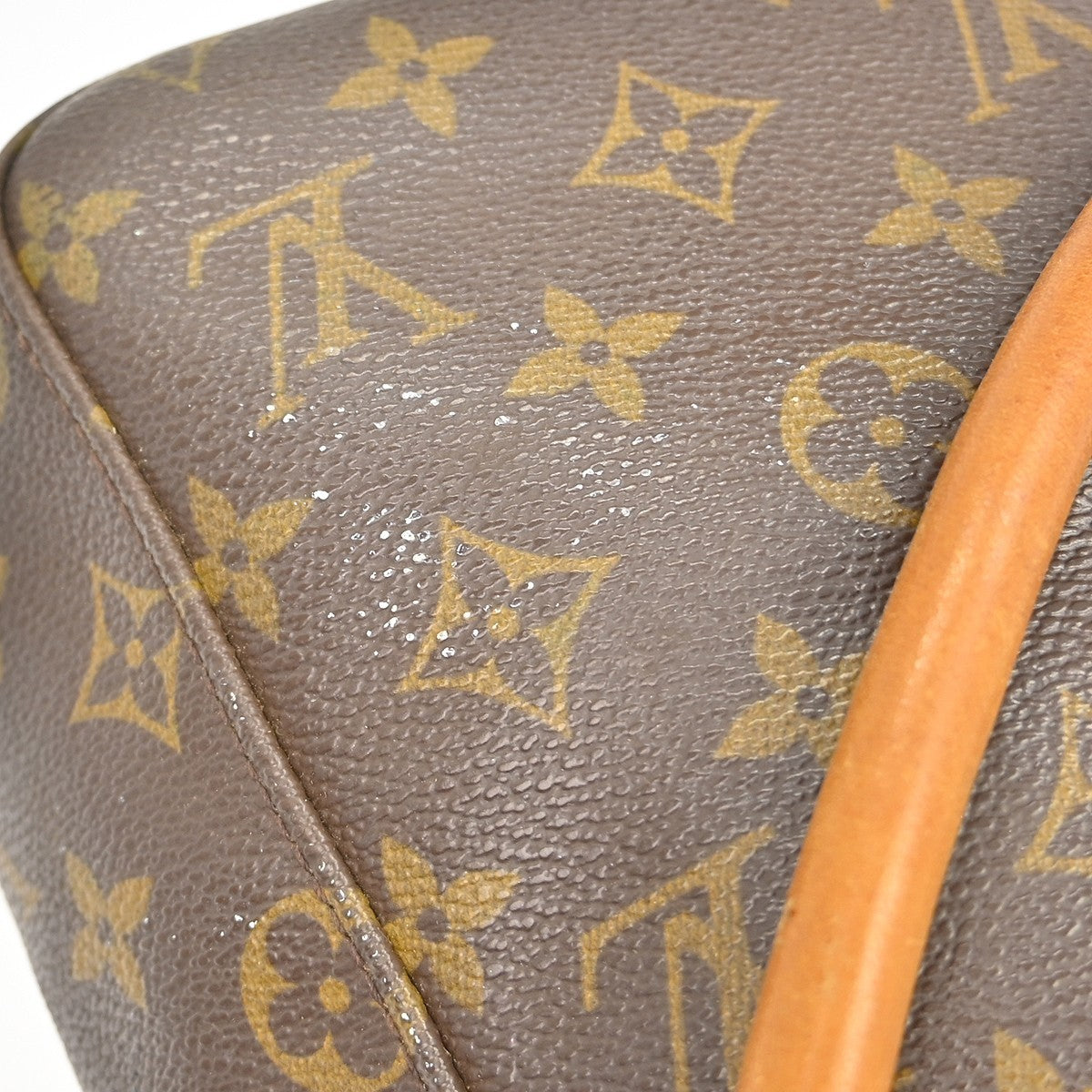 Louis Vuitton Monogram Looping Handbag Monogram Canvas Brown Canvas Shoulder Bag Bag (Pre-Owned)