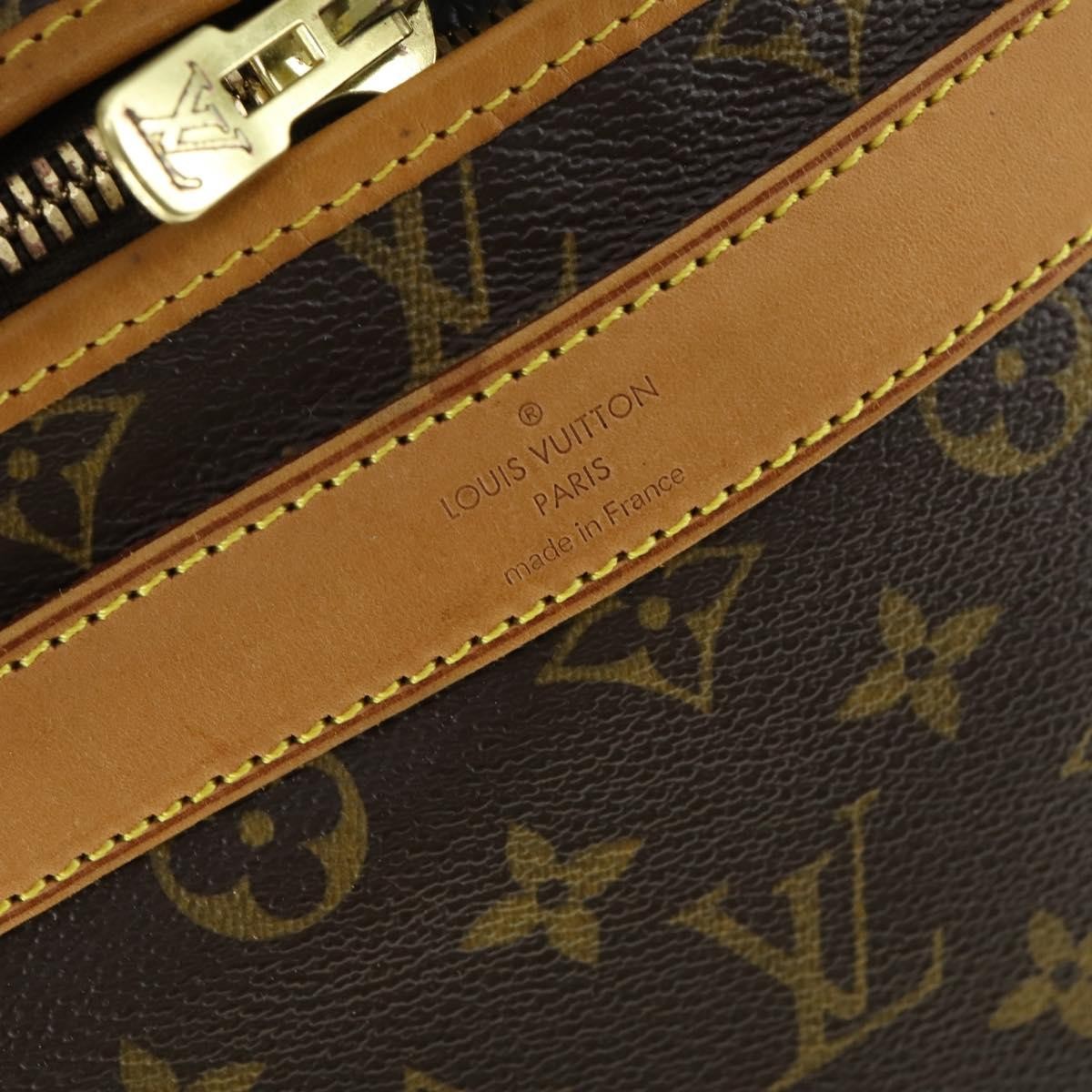 Louis Vuitton Dog Carrier Bag Monogram Canvas Brown Canvas Travel Bag Bag (Pre-Owned)
