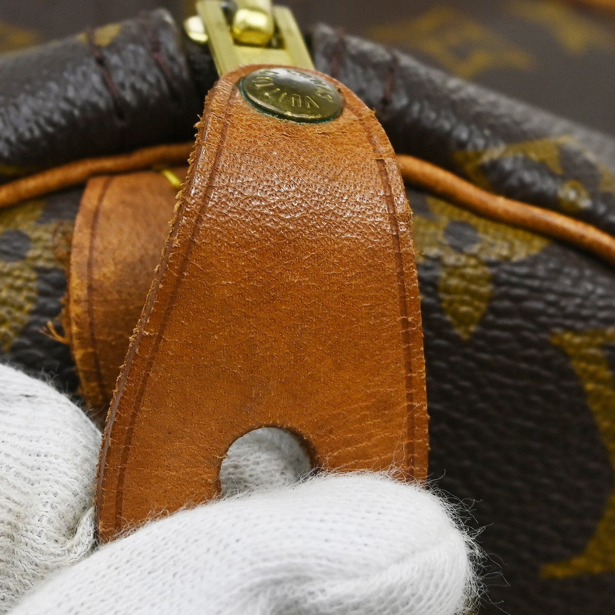 Louis Vuitton Speedy Handbag Monogram Canvas Brown Canvas Handbag (Pre-Owned)