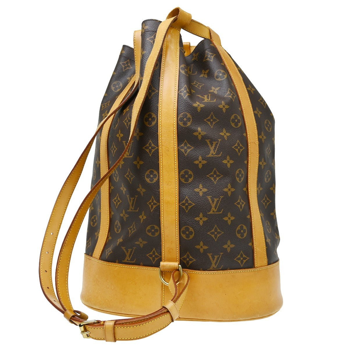 Louis Vuitton Randonnee Backpack Monogram Canvas Brown Canvas Shoulder Bag Bag (Pre-Owned)