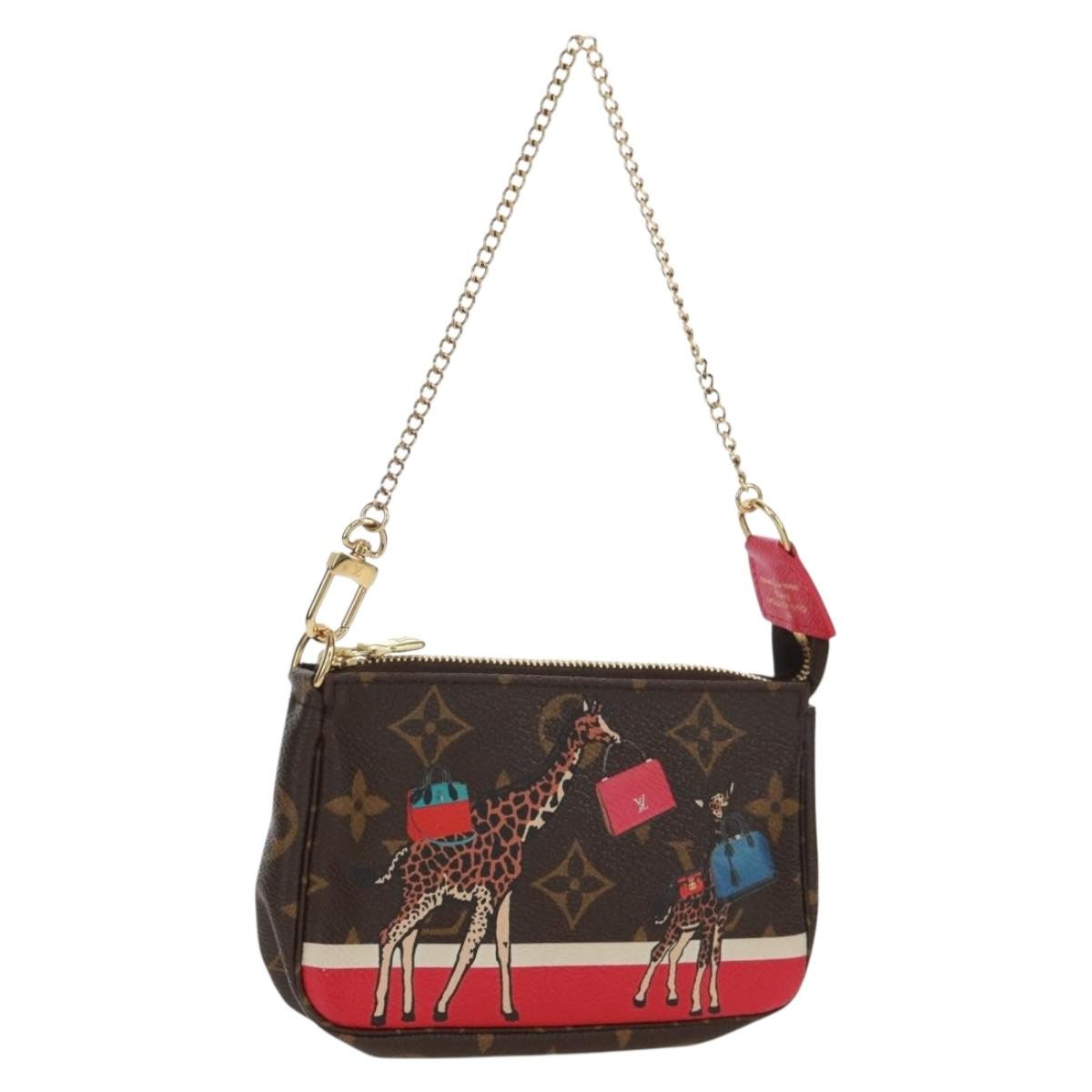 Louis Vuitton Pochette Accessoires Limited Edition Christmas Animation Monogram Canvas Multicolour Canvas Clutche & Pouche Bag (Pre-Owned)