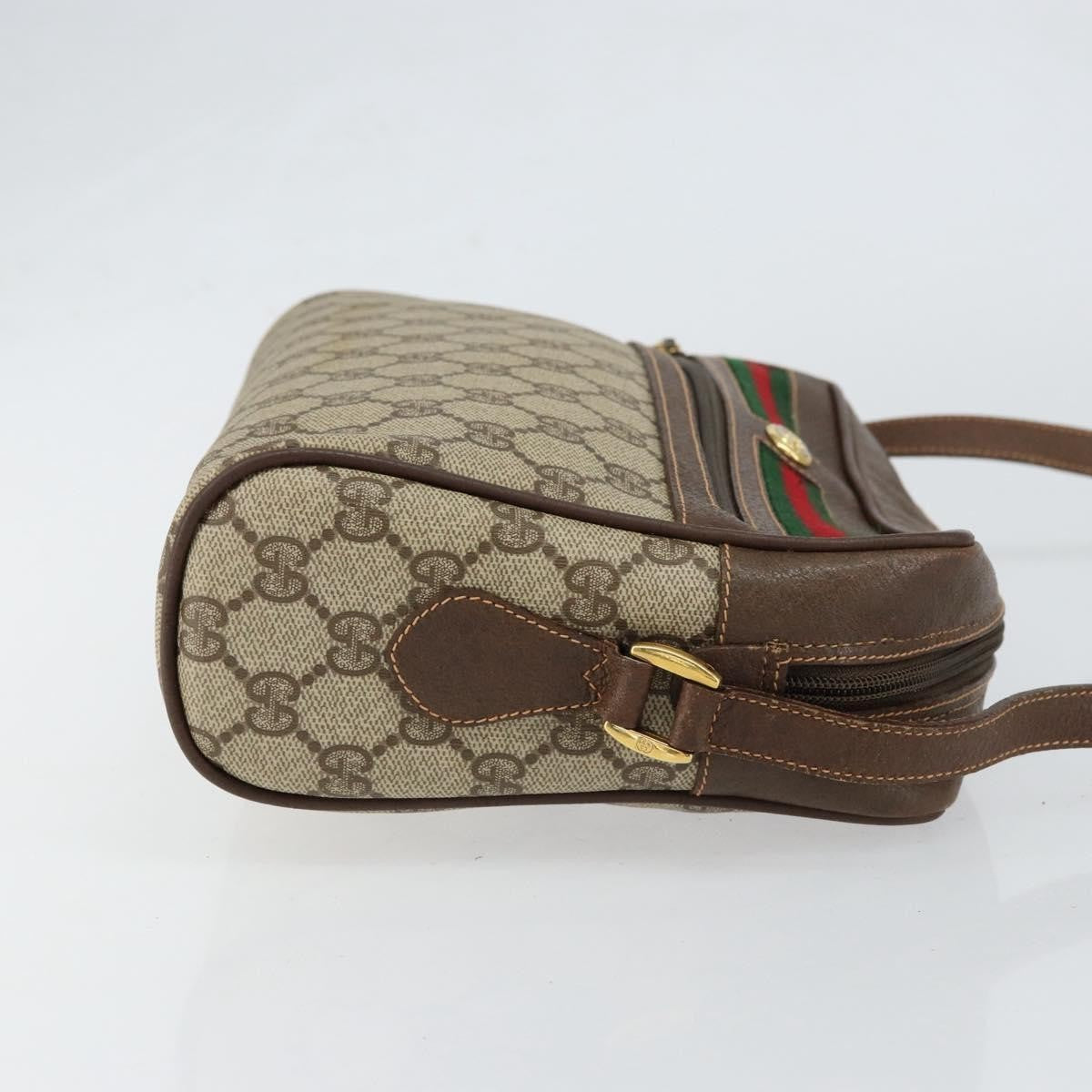 Gucci Vintage Ophidia Shoulder Bag Gg Canvas Beige Pvc Shoulder Bag Bag (Pre-Owned)