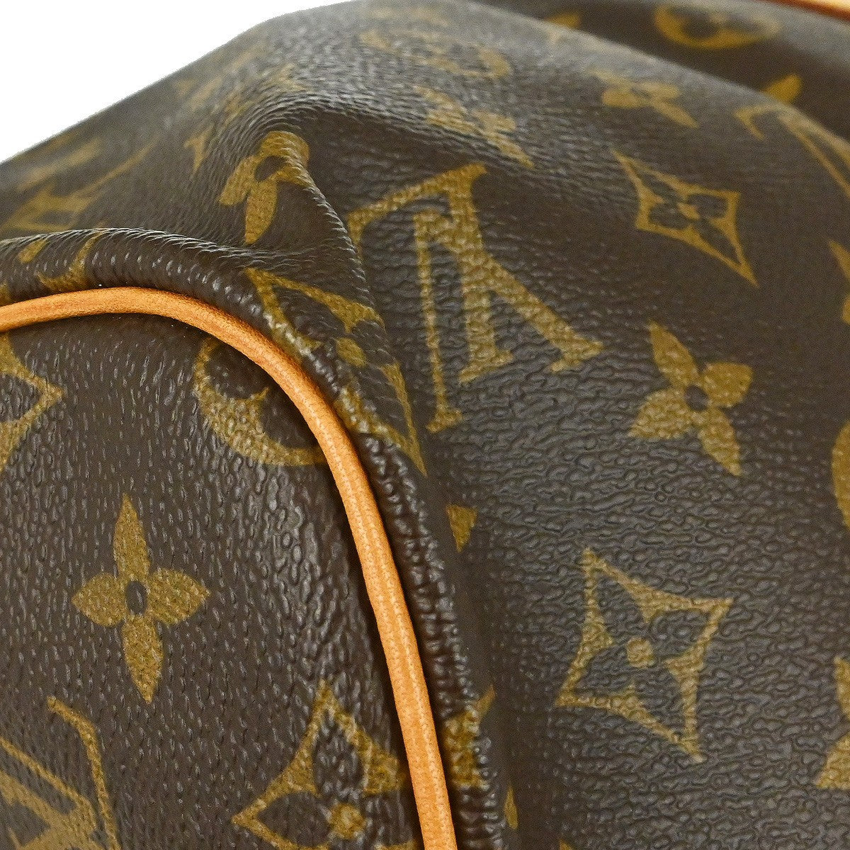 Louis Vuitton Keepall Bandouliere Bag Monogram Canvas Brown Canvas Travel Bag Bag (Pre-Owned)