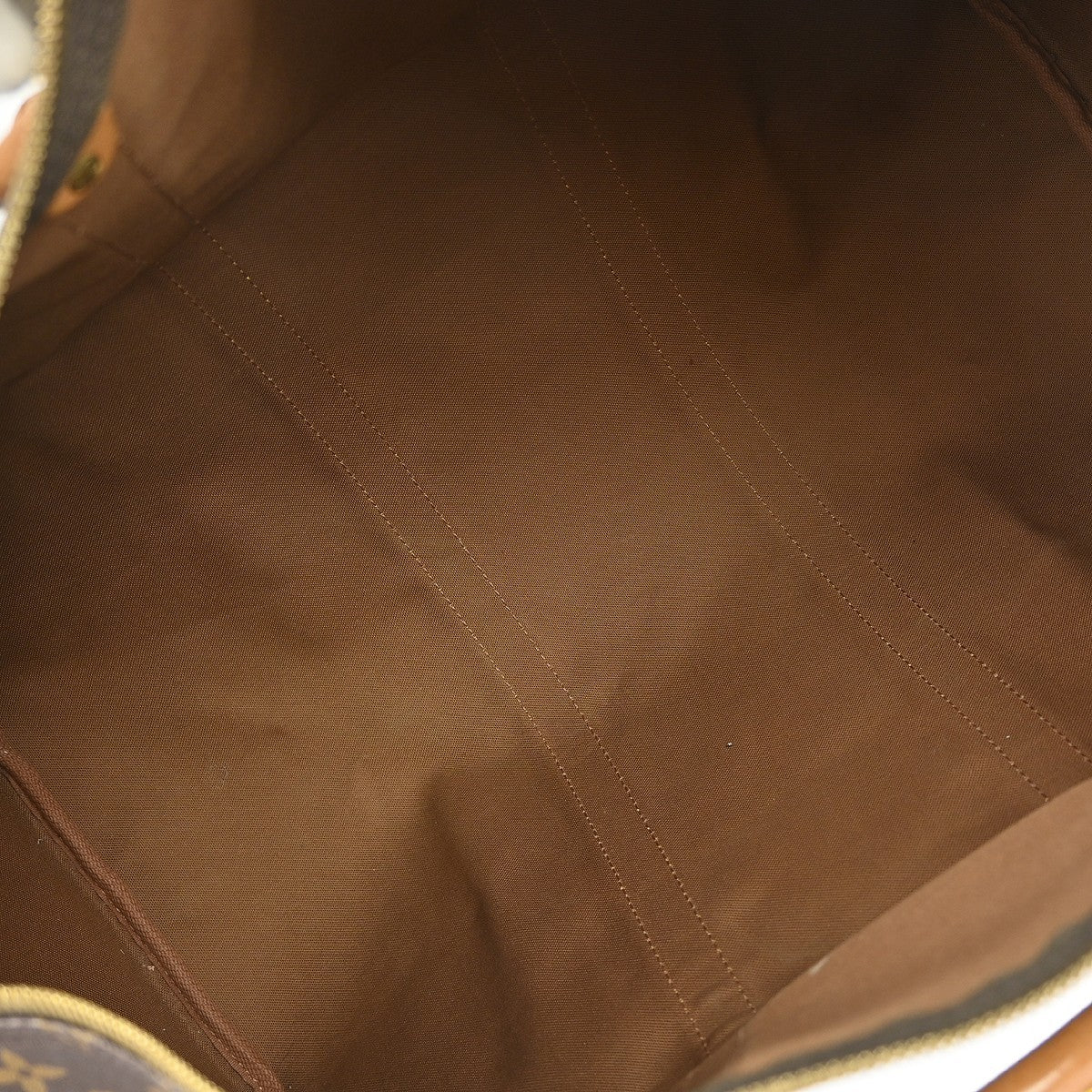 Louis Vuitton Keepall Bag Monogram Canvas Brown Canvas Travel Bag Bag (Pre-Owned)