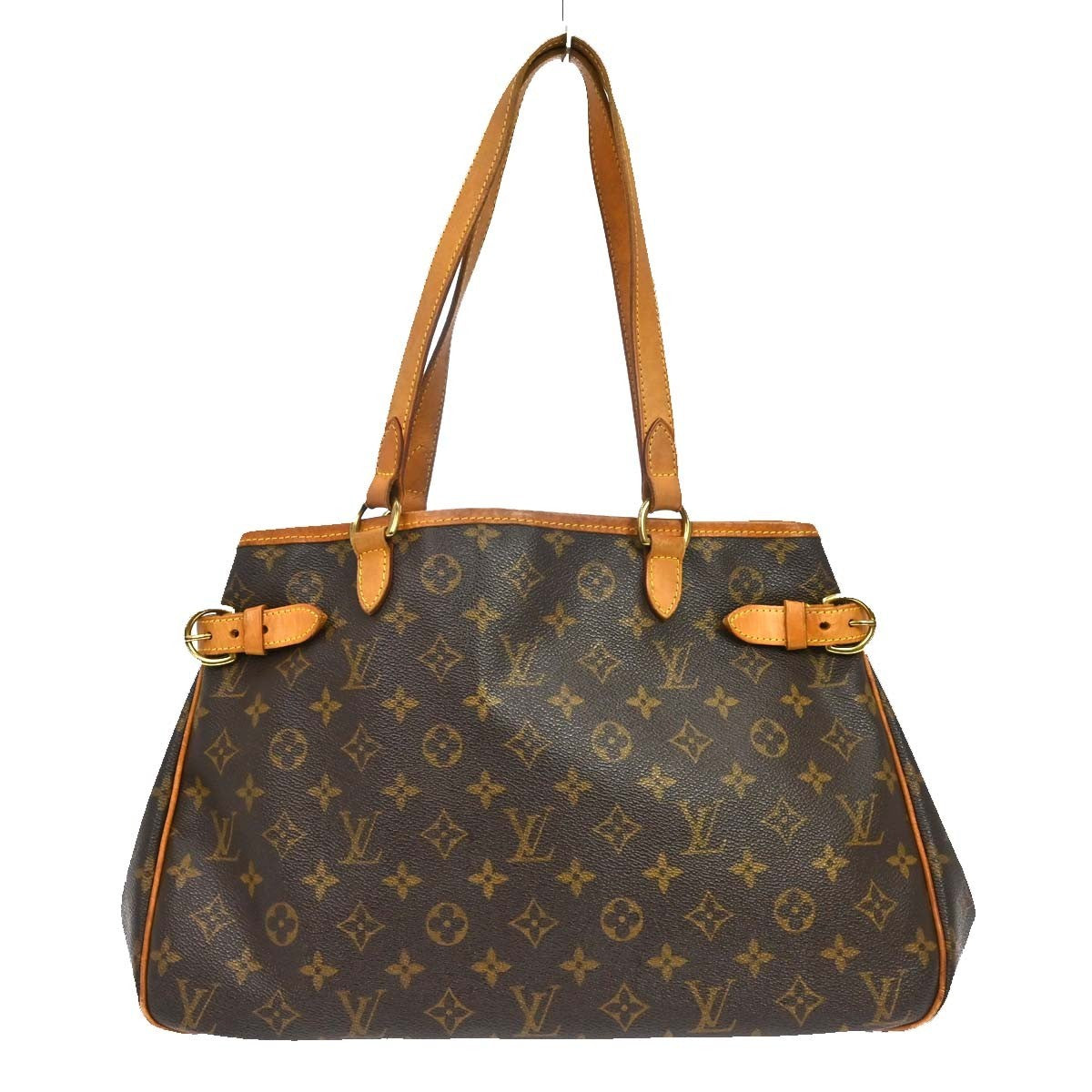Louis Vuitton Batignolles Handbag Monogram Canvas Brown Canvas Shoulder Bag Bag (Pre-Owned)