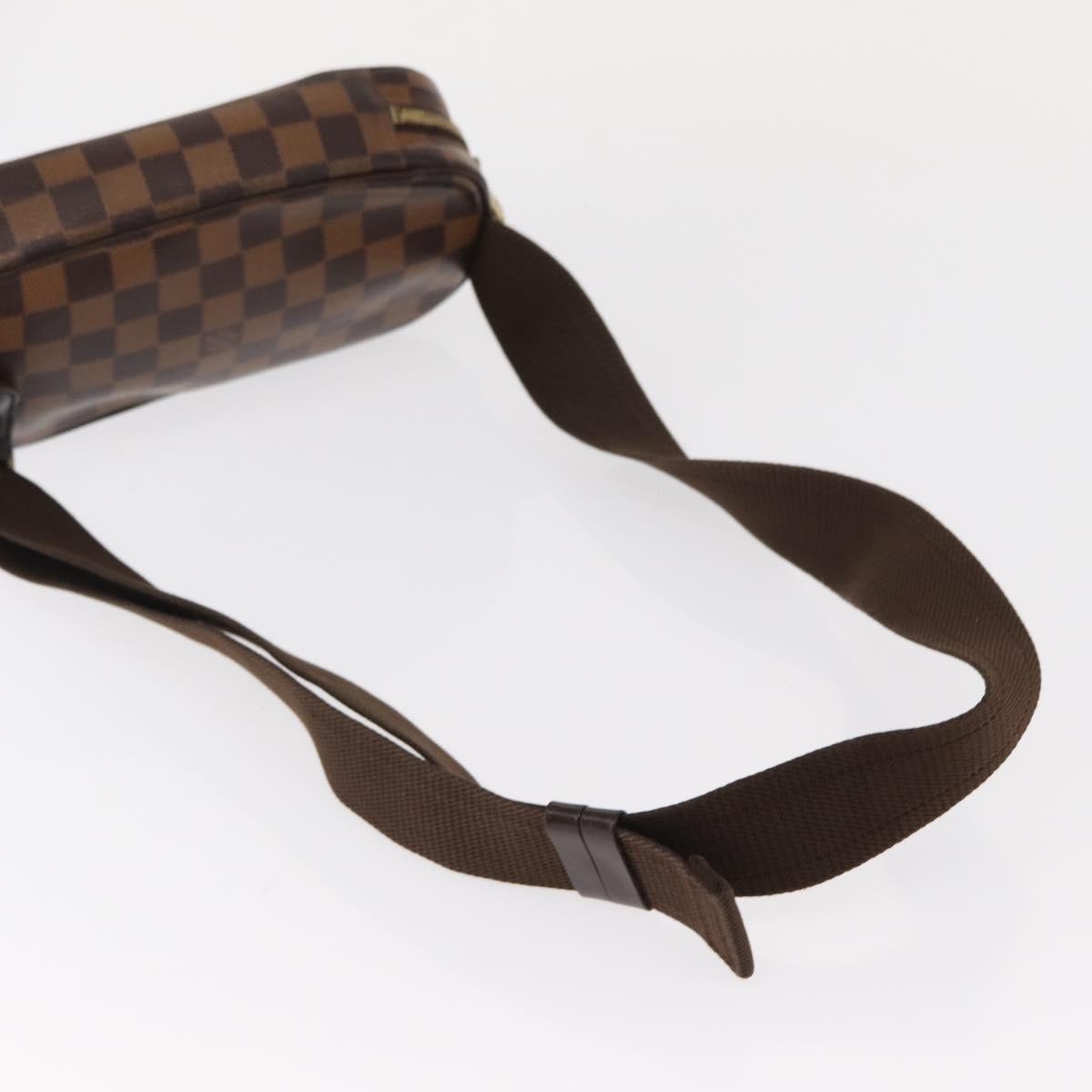 Louis Vuitton Pochette Gange Damier Brown Canvas Clutche & Pouche Bag (Pre-Owned)