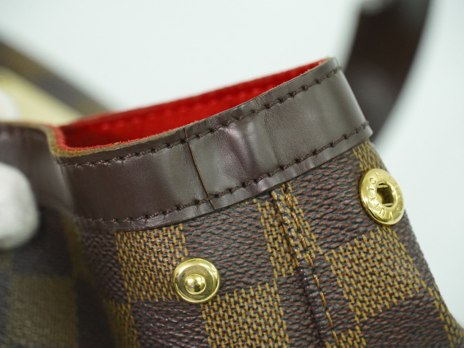 Louis Vuitton Hampstead Handbag Damier Brown Canvas Tote Bag Bag (Pre-Owned)