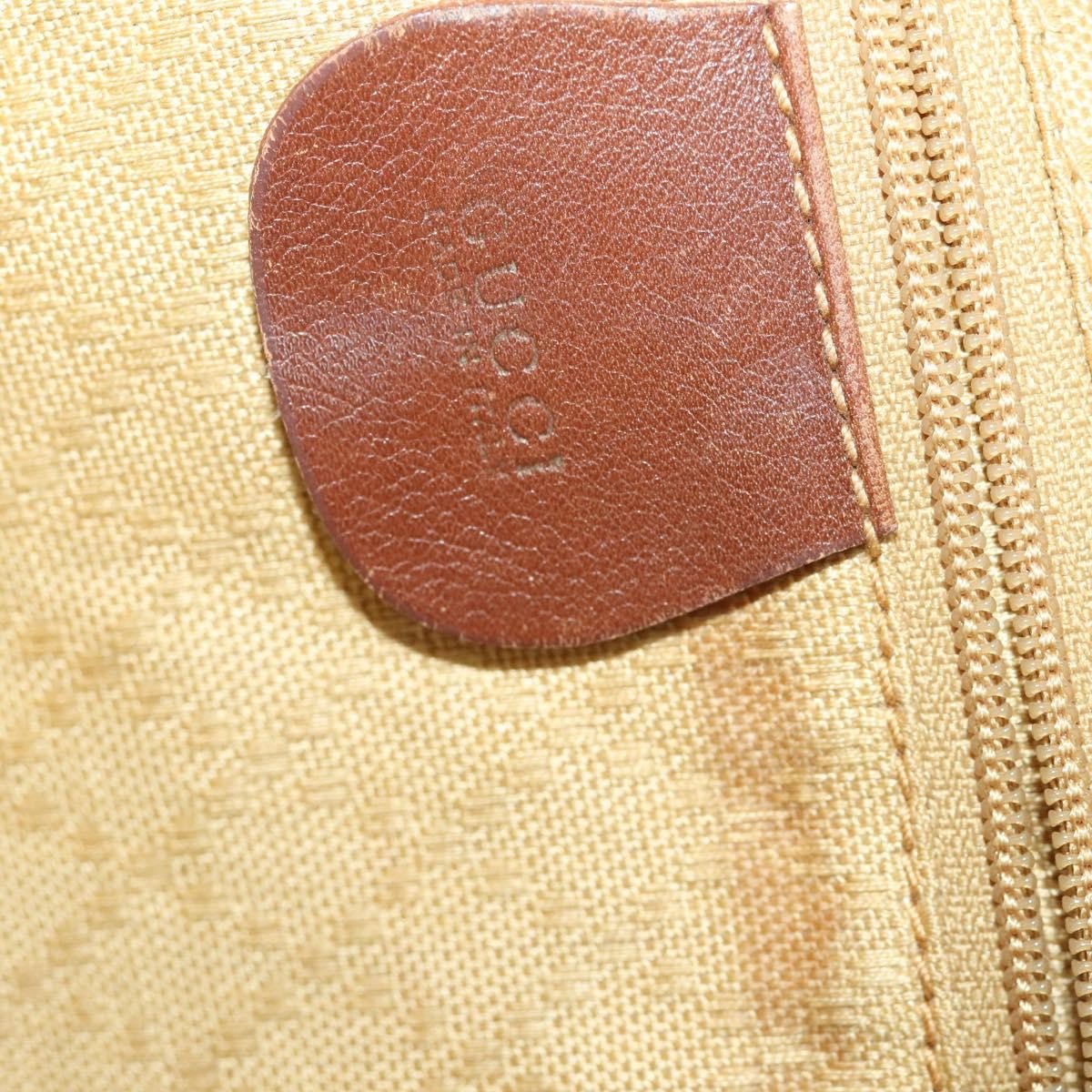 Gucci Vintage Bamboo Backpack Leather Brown Leather Backpack Bag (Pre-Owned)