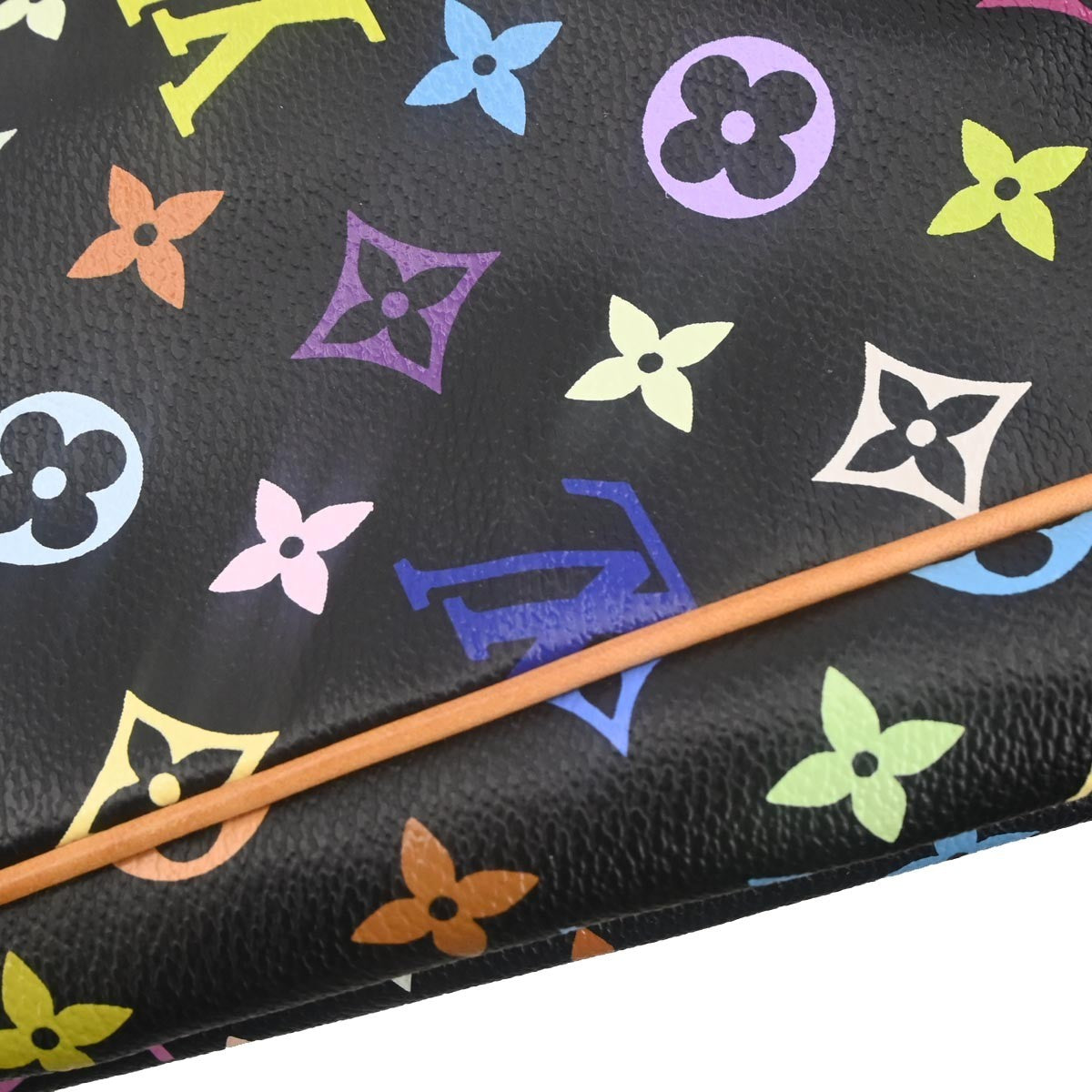 Louis Vuitton Aurelia Handbag Monogram Multicolor Black Canvas Tote Bag Bag (Pre-Owned)