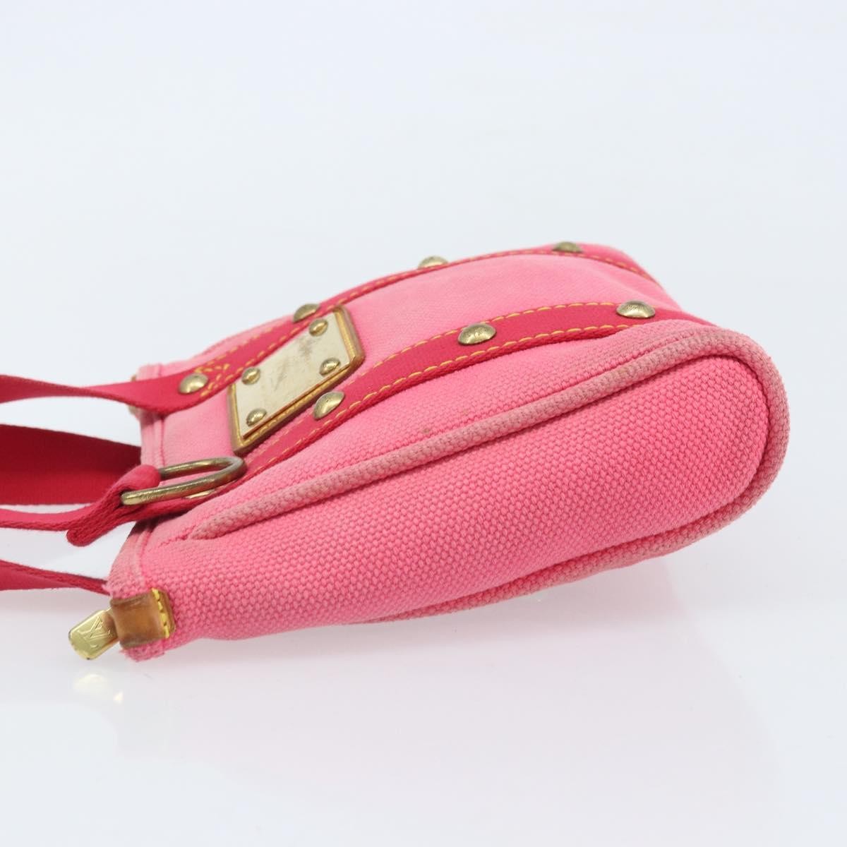 Louis Vuitton Antigua Tote Canvas Pink Canvas Handbag (Pre-Owned)