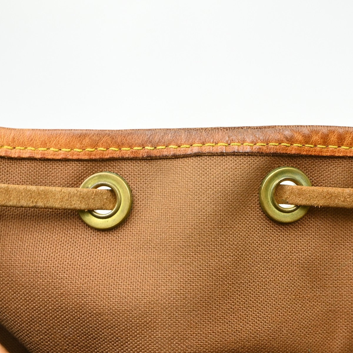 Louis Vuitton Petit Noe Handbag Monogram Canvas Brown Canvas Shoulder Bag Bag (Pre-Owned)