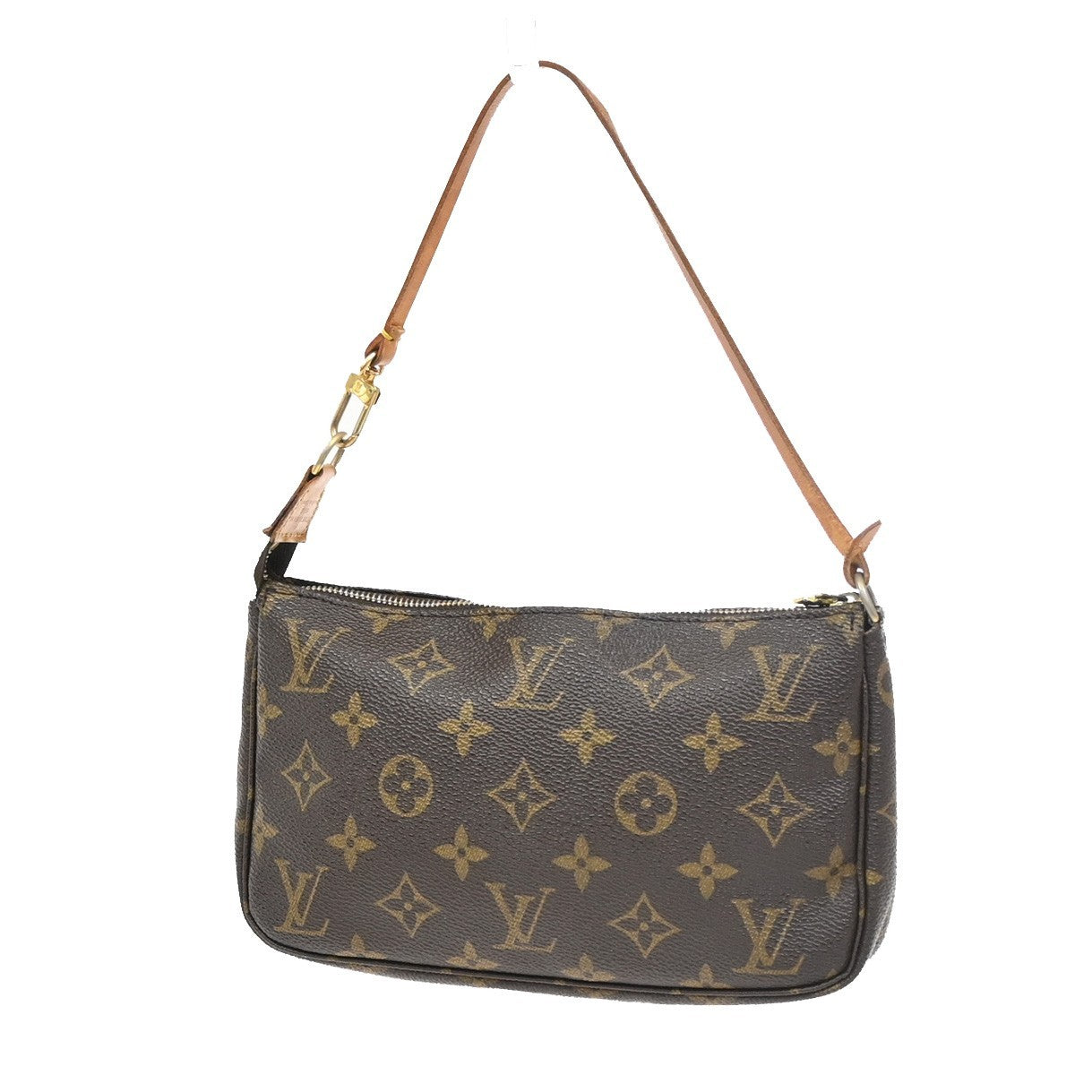 Louis Vuitton Pochette Accessoires Nm Monogram Canvas Brown Canvas Clutche & Pouche Bag (Pre-Owned)