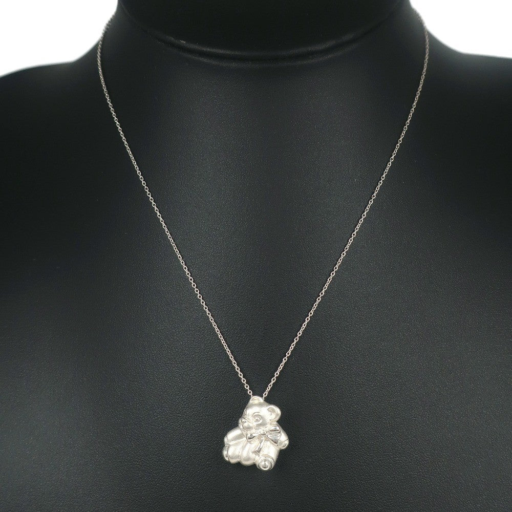 Tiffany & Co. Bear Necklace Silver 925 Silver Silver Necklace Jewelry (Pre-Owned)