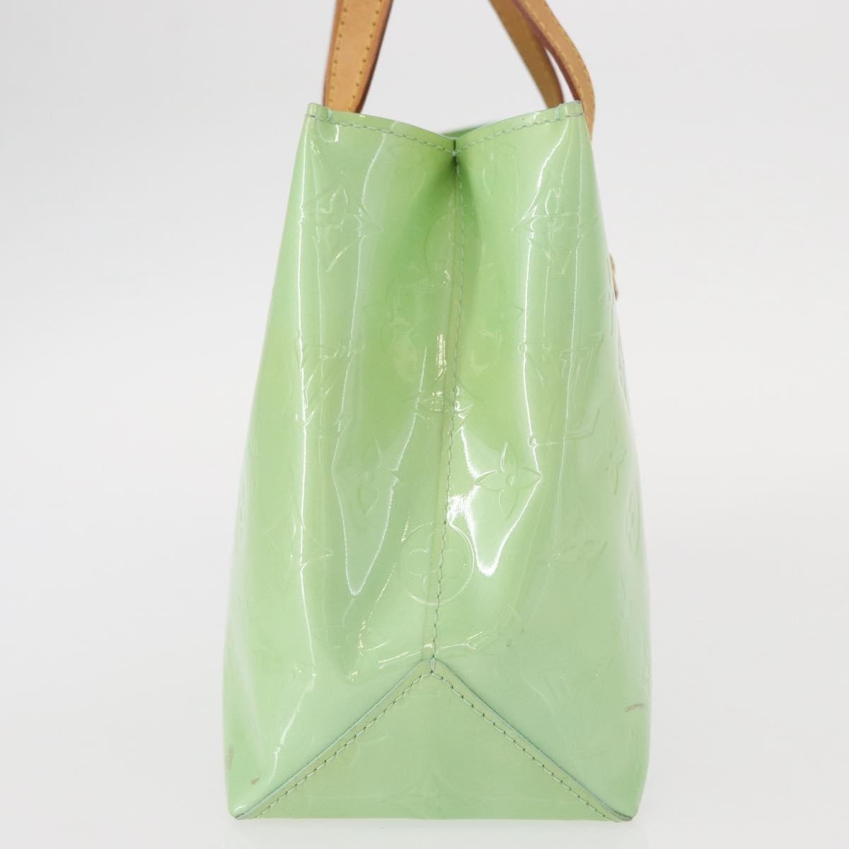 Louis Vuitton Reade Handbag Monogram Vernis Green Patent_Leather Tote Bag Bag (Pre-Owned)