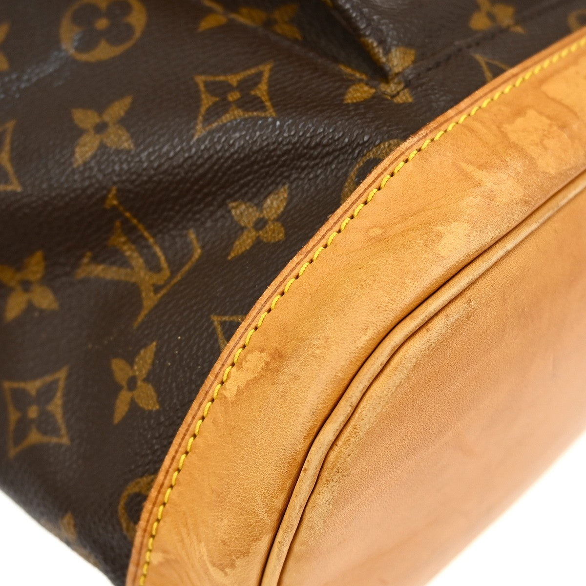 Louis Vuitton Vintage Montsouris Backpack Monogram Canvas Brown Canvas Backpack Bag (Pre-Owned)