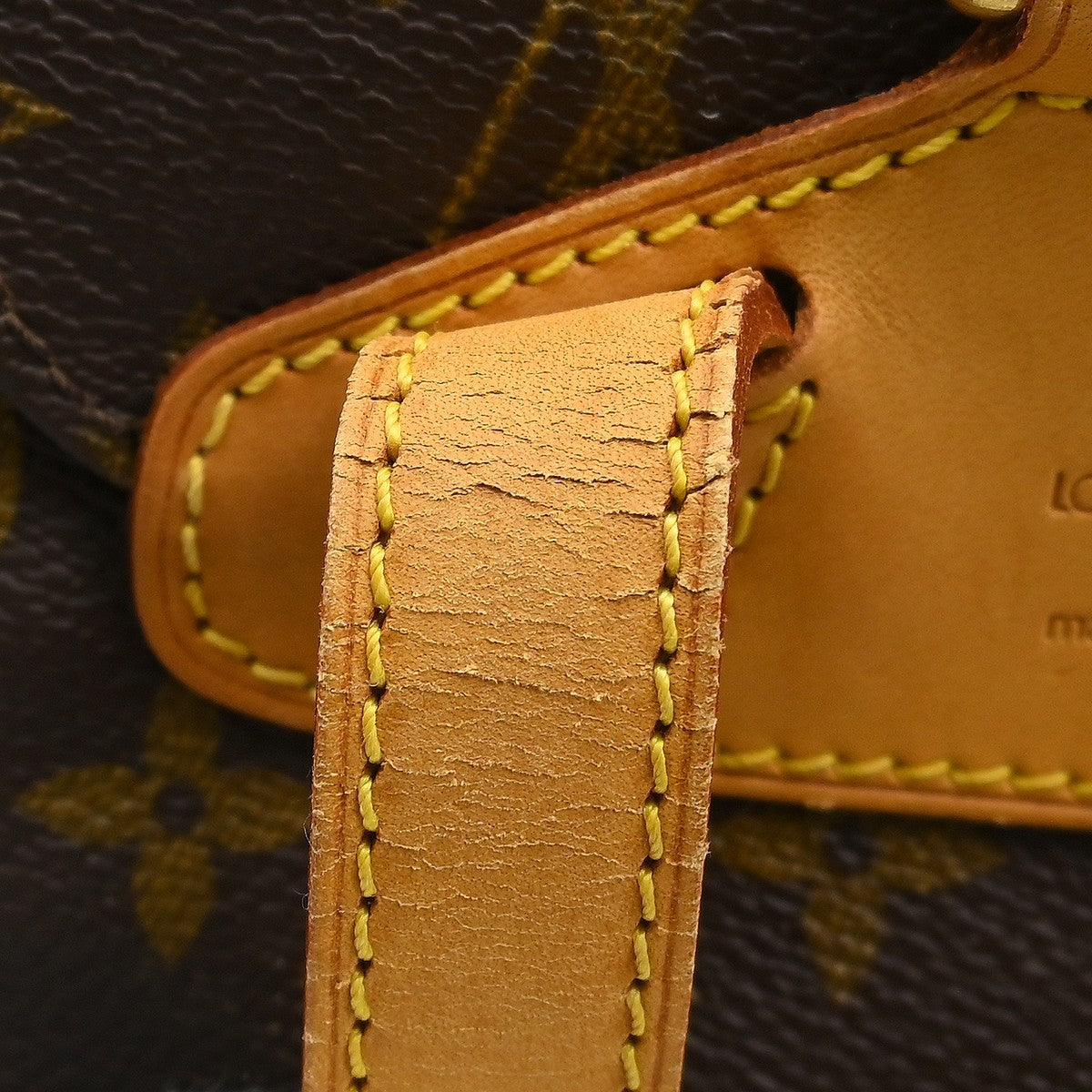 Louis Vuitton Vintage Montsouris Backpack Monogram Canvas Brown Canvas Backpack Bag (Pre-Owned)