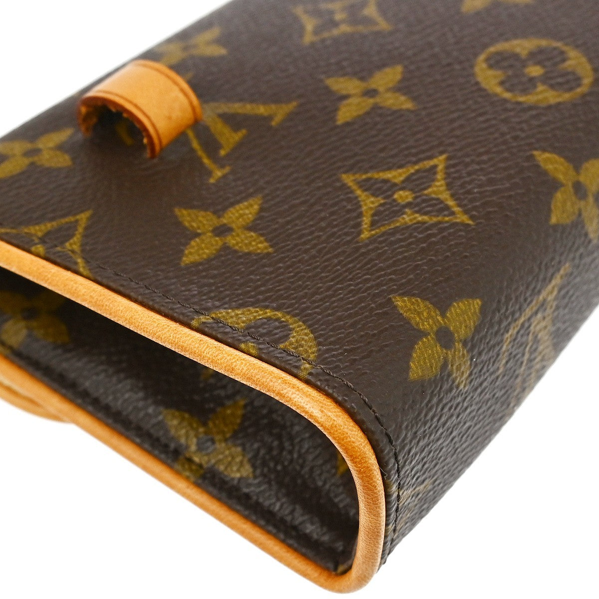 Louis Vuitton Florentine Waist Bag Monogram Canvas Brown Canvas Clutche & Pouche Bag (Pre-Owned)