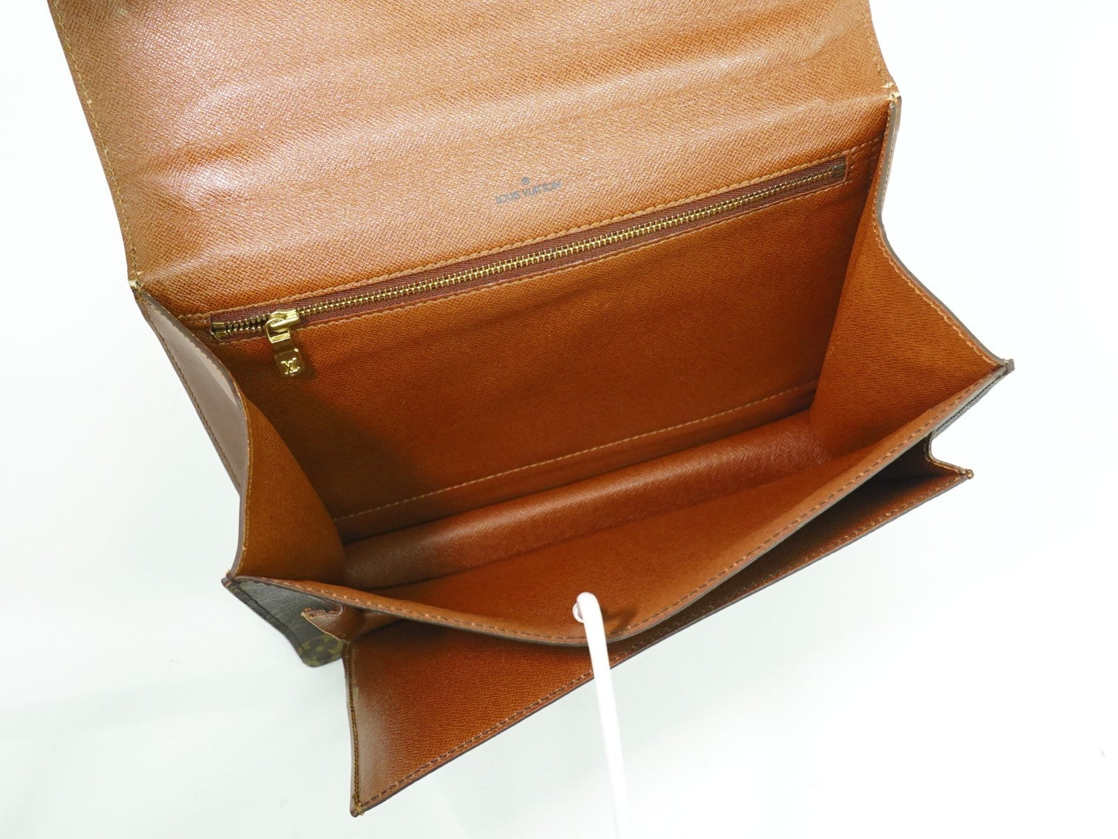 Louis Vuitton Monceau Handbag Monogram Canvas Brown Canvas Handbag (Pre-Owned)
