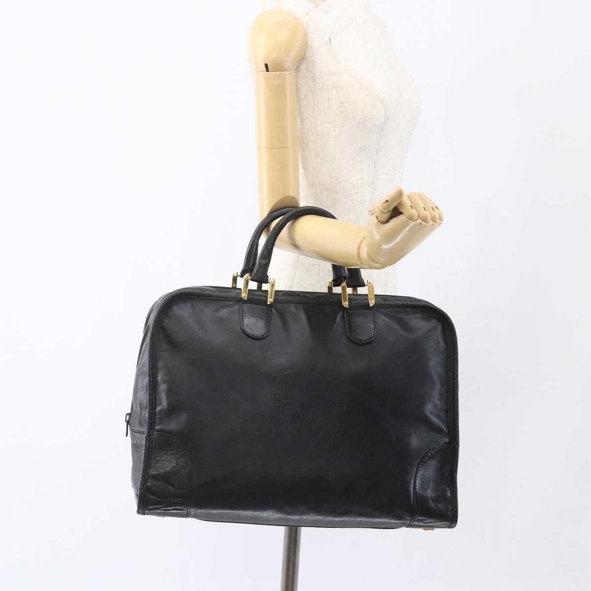 Loewe Amazona Bag Leather Gold Leather Travel Bag Bag (Pre-Owned)