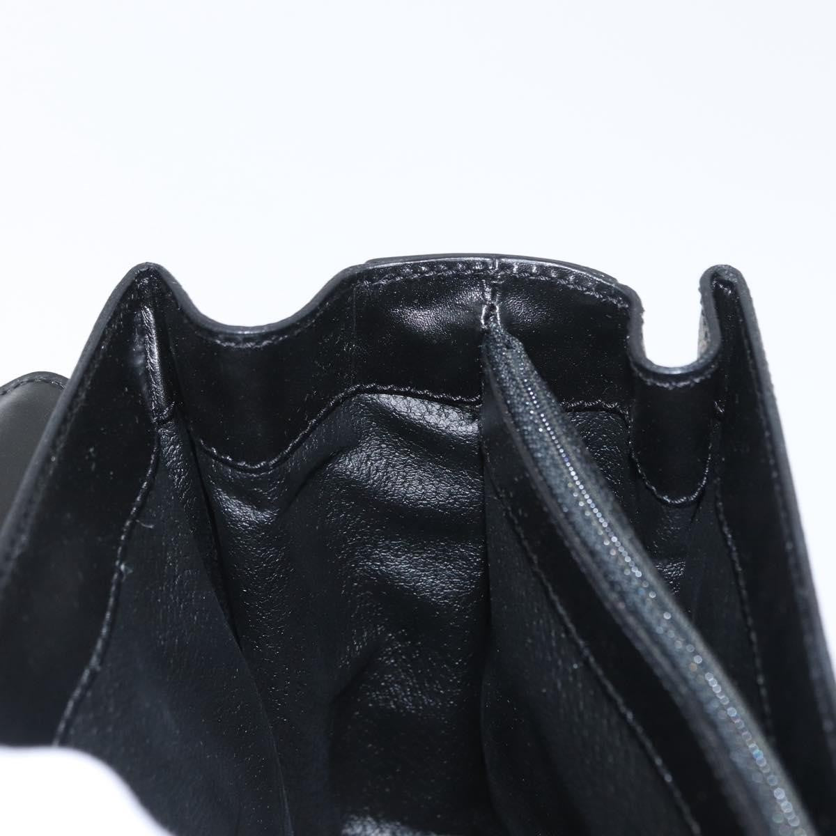 Celine Vintage Convertible Top Handle Bag Macadam Coated Canvas Black Canvas Handbag (Pre-Owned)